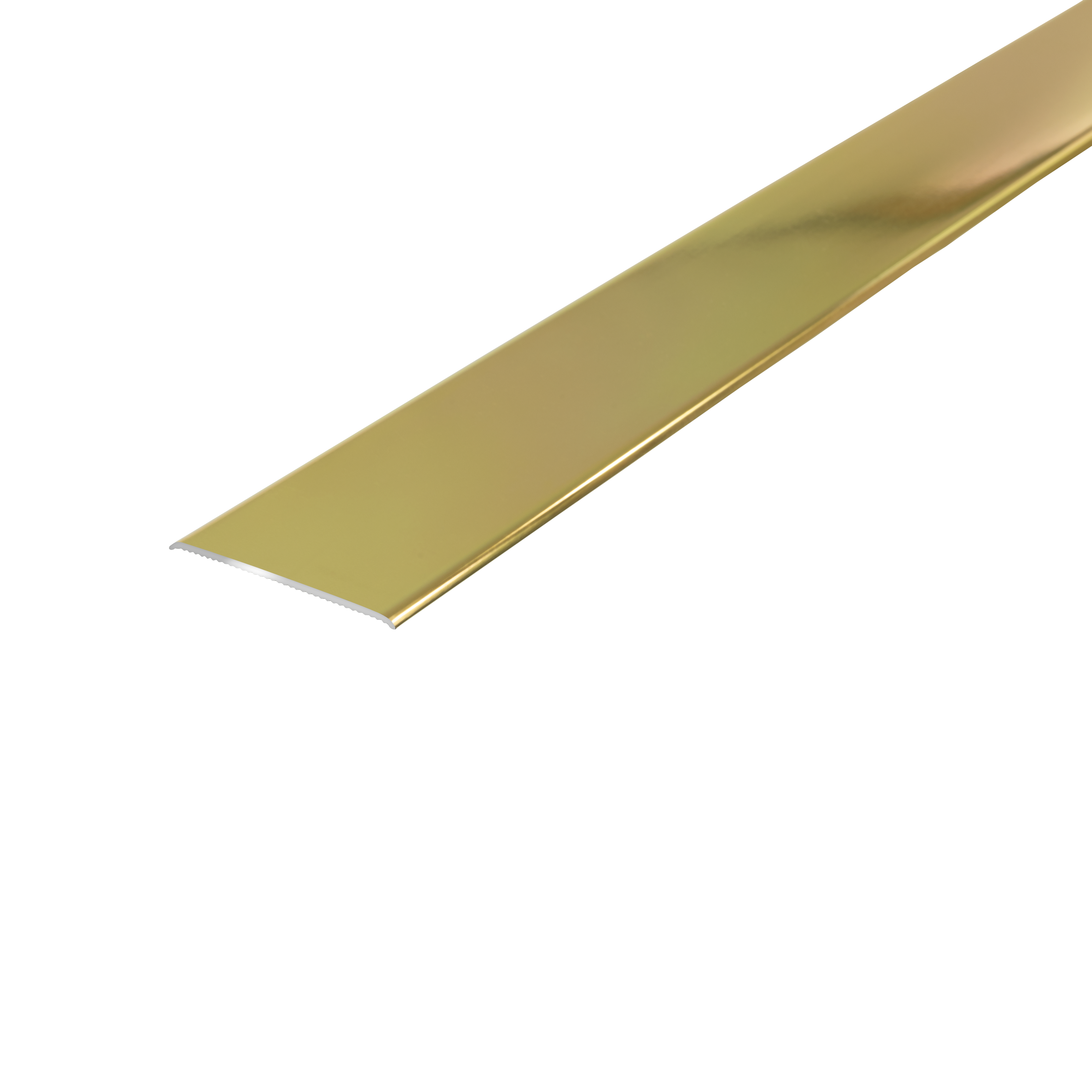 Perfil de umbral de aluminio oro 186 cm