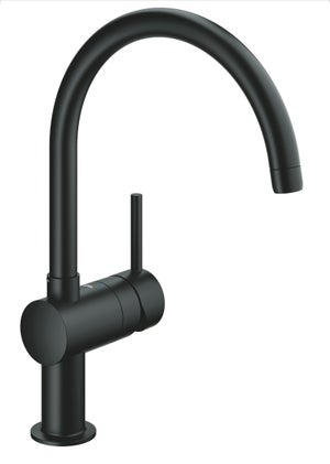 MINTA L  Grifo de cocina mezclador con aireador Grifo de cocina mezclador  con 1 agujero con caño giratorio By Grohe