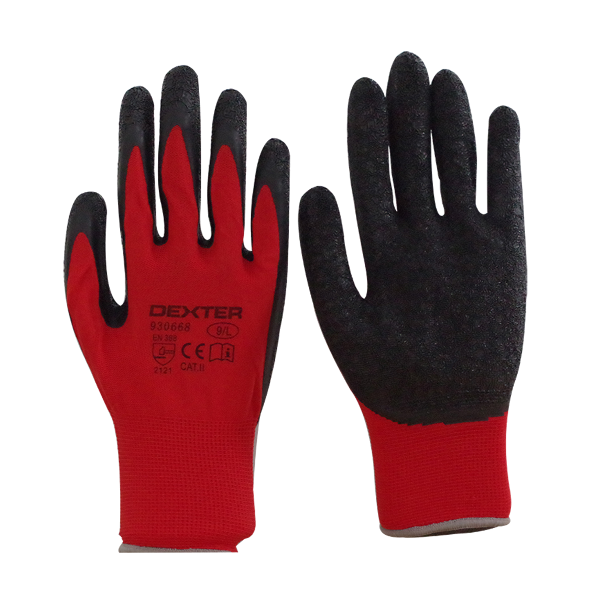 10 guantes latex dexter t9