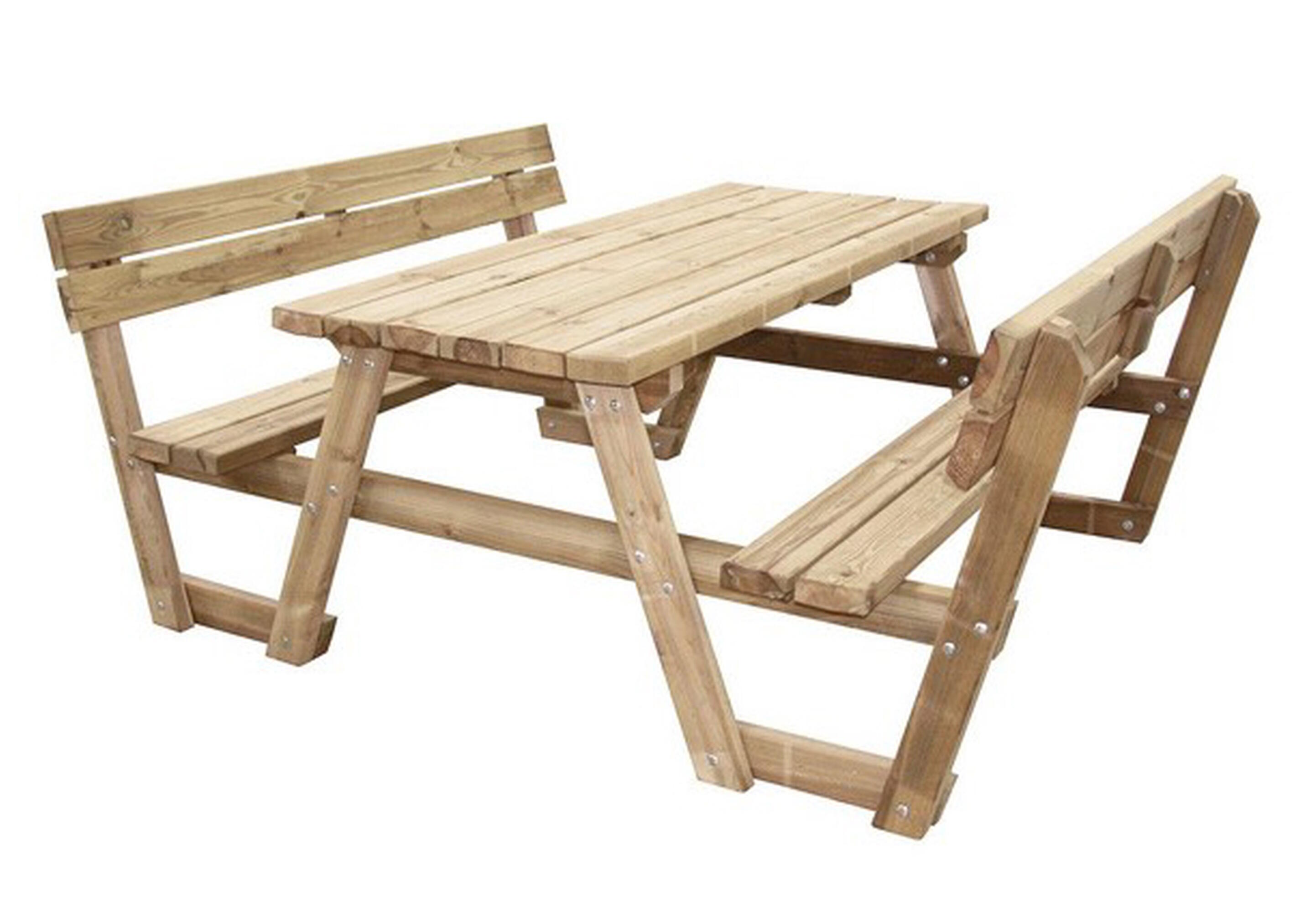 Mesa madera picnic 88x180x77 cm