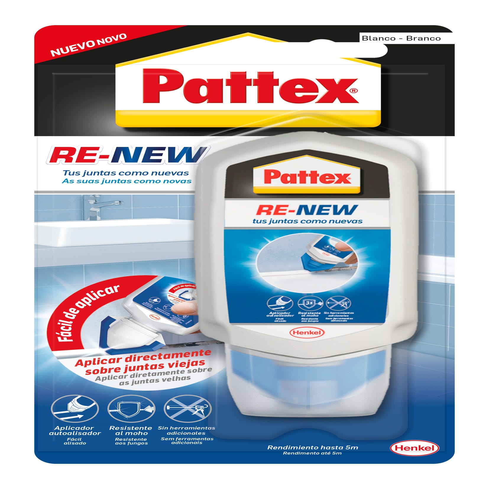 Silicona PATTEX RENEW 2.0 80ML blanco