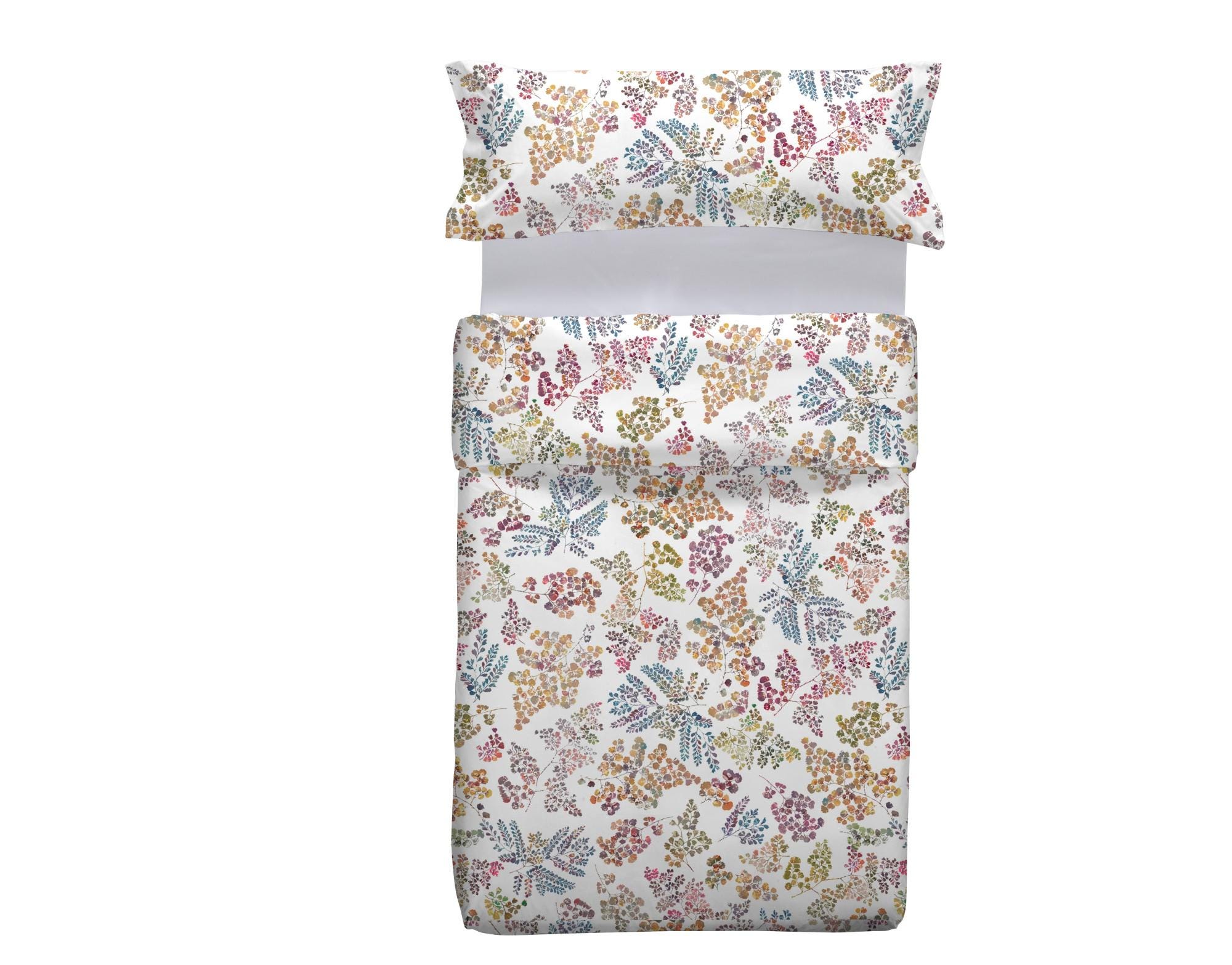 Fusion - Funda Nórdica Feliz Papá Noel - 200 x 200 cm - Reversible Fusion - Funda Nórdica Feliz Papá Noel - 200 x 200 cm - Reversible