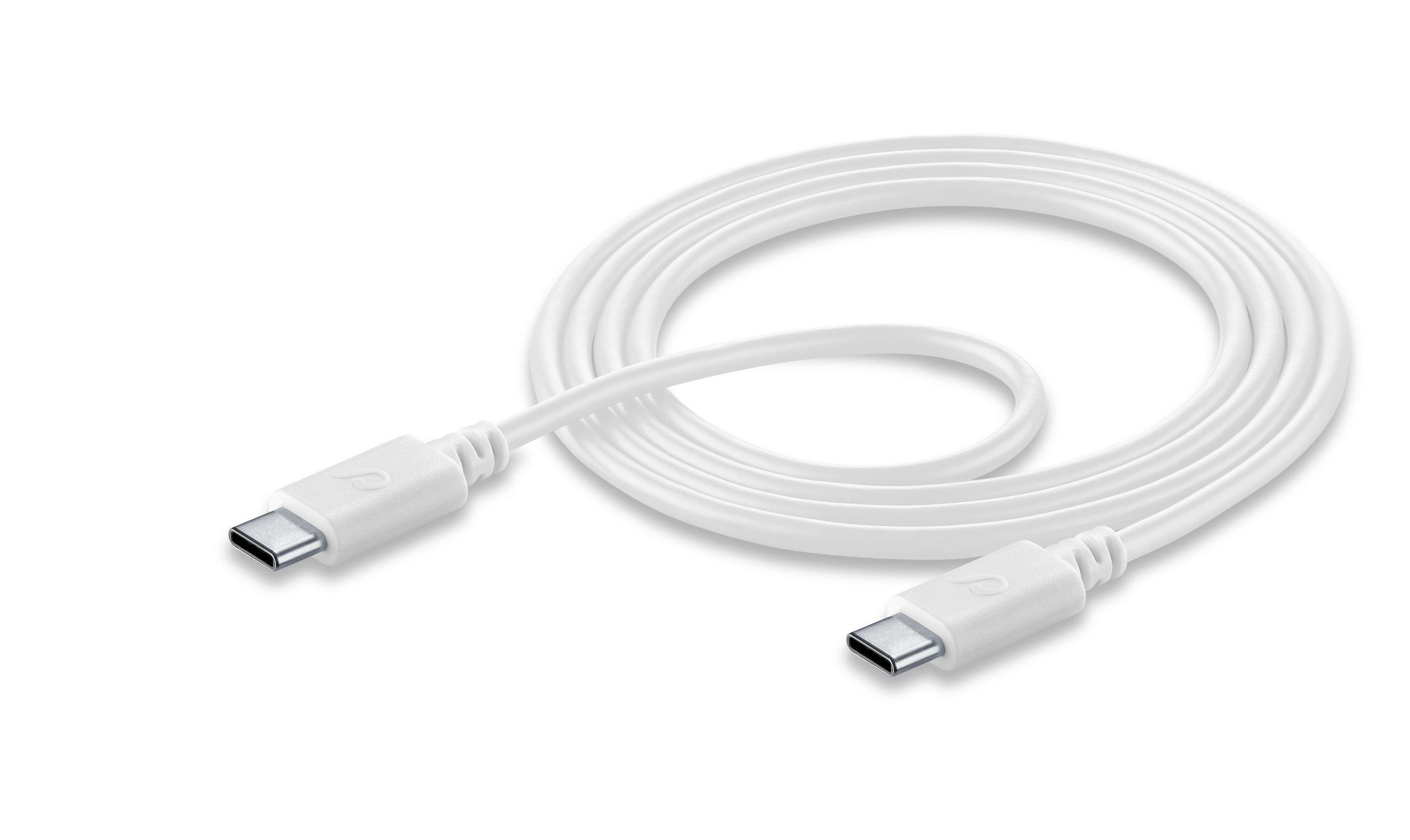 Cable tipo c a tipo c 1. 2m cellular blanco
