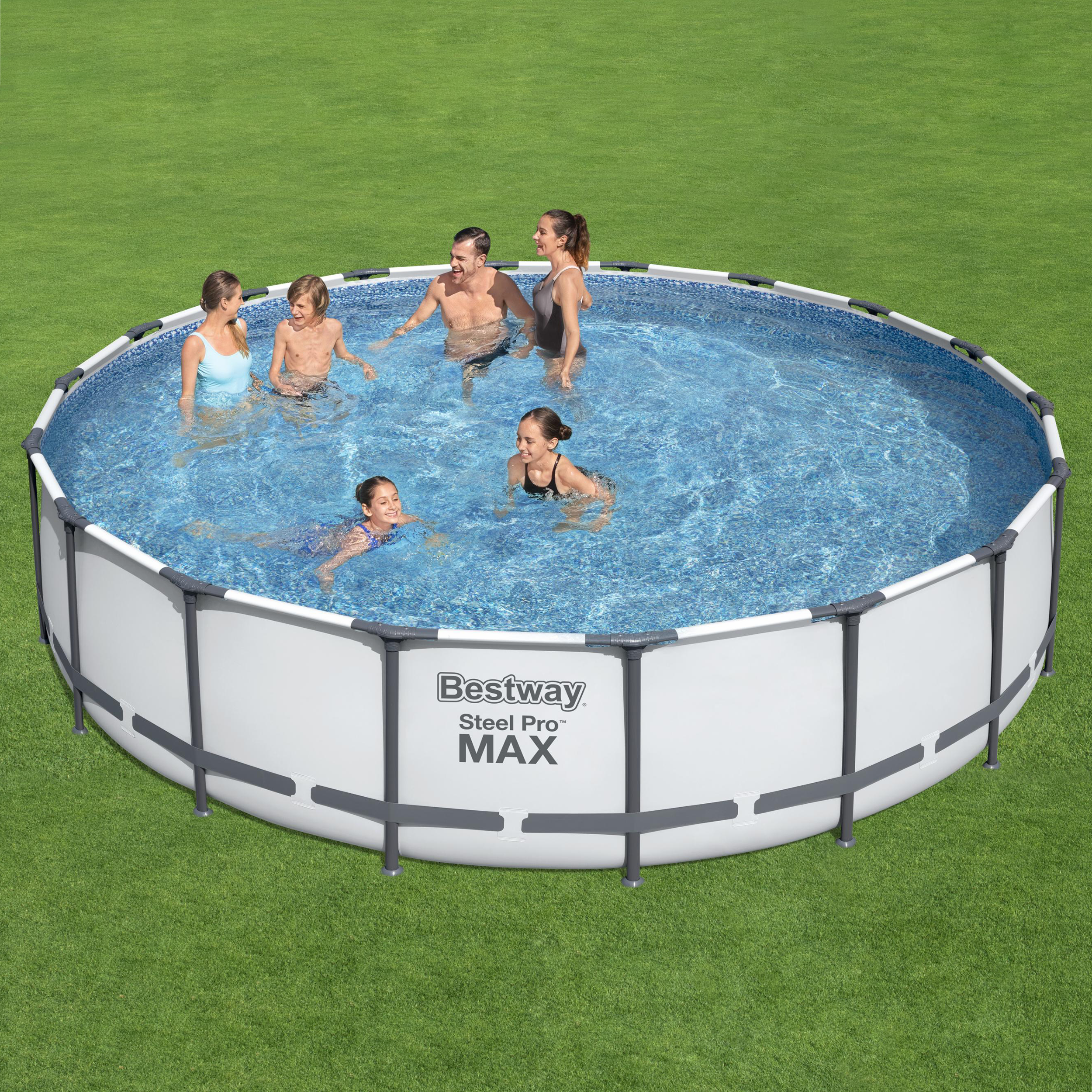 Piscina tubular de pvc redonda bestway 5.49x1.22 m de la marca Bestway