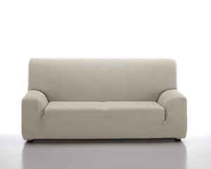 Funda Para Sofa Universal Elastica Con Sujeccion Ajustable 1 Plaza Crudo  con Ofertas en Carrefour