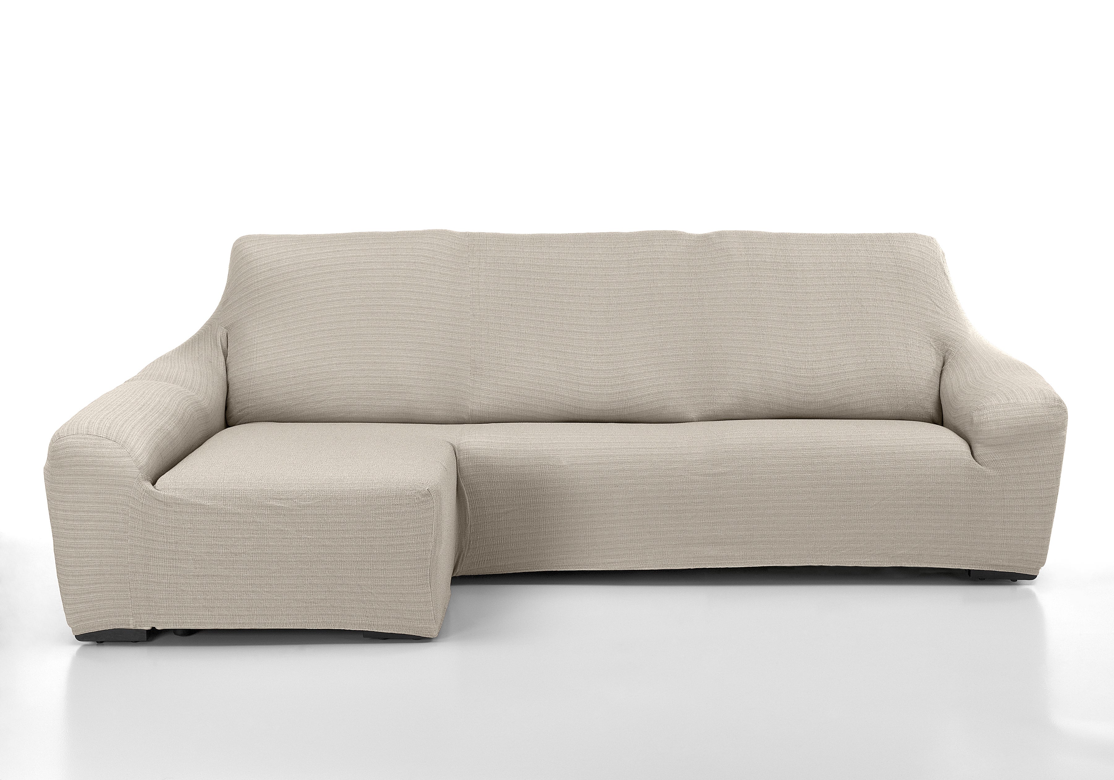 Funda chaise longue elástica manacor natural derecho