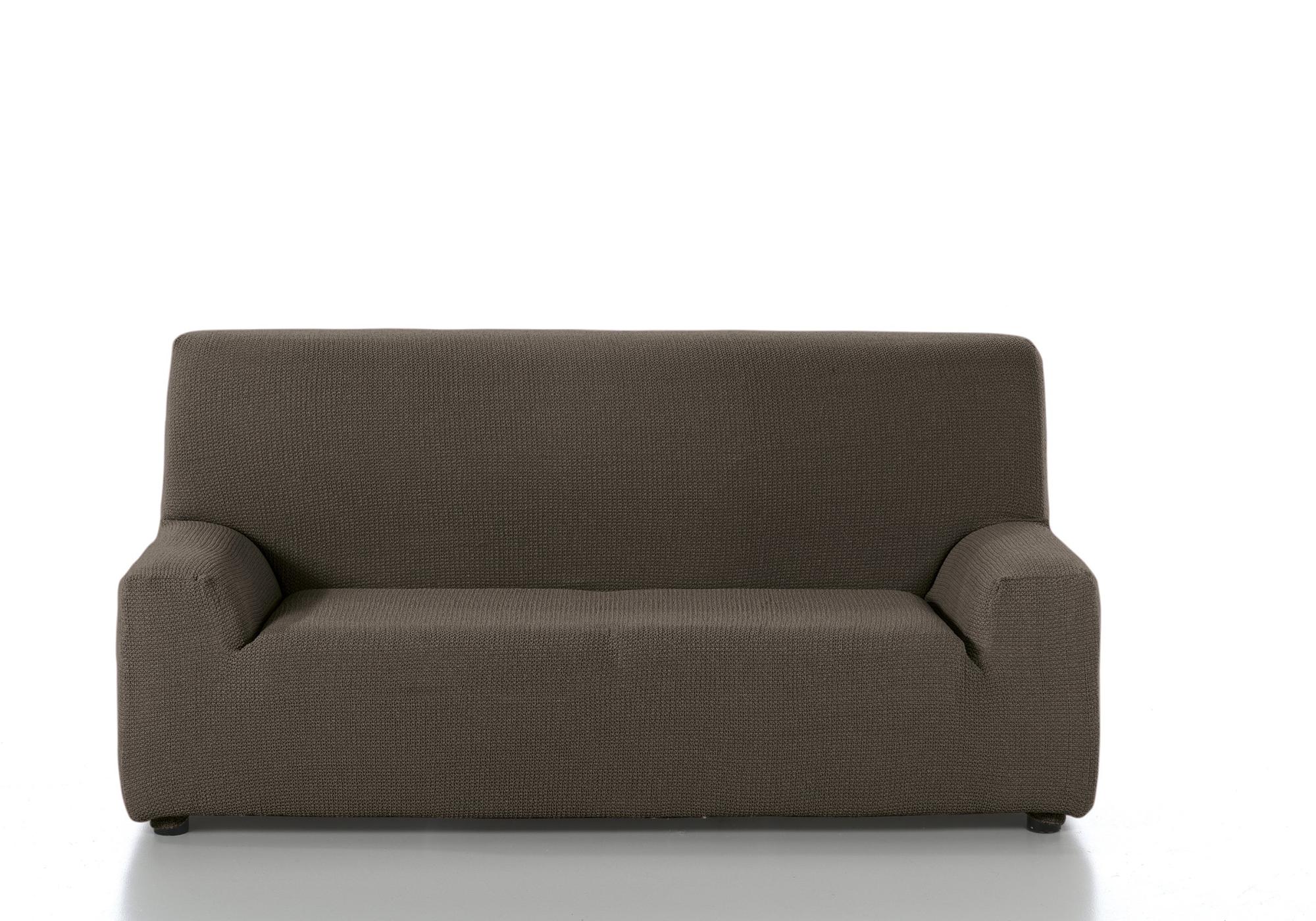 Funda sofá elástica edir marron 3 plazas de la marca Sin marca