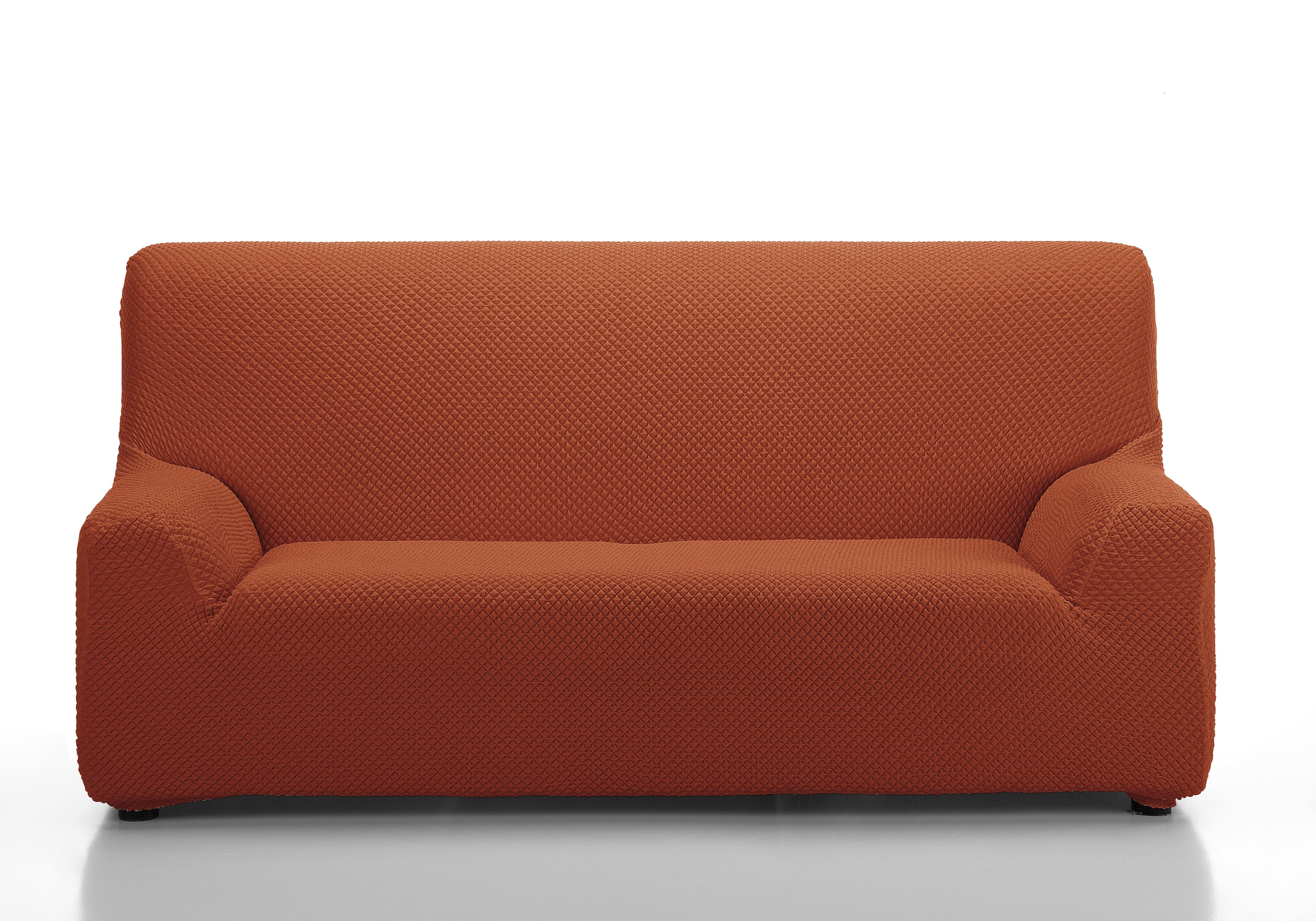 Funda sofá elástica erik naranja 2 plazas