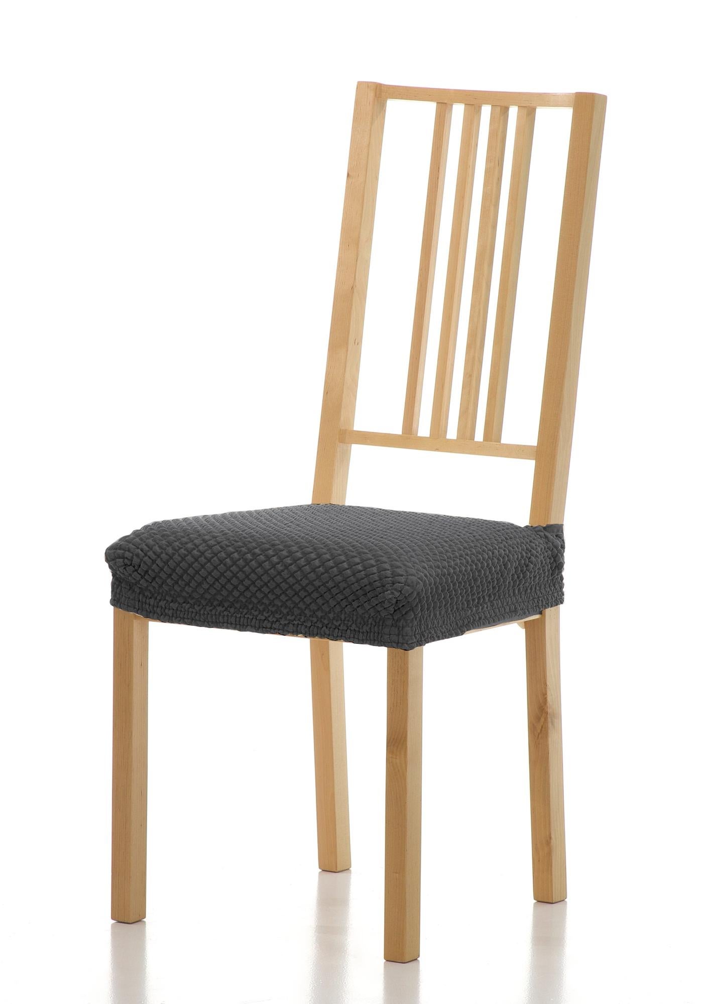 Funda elástica silla erik gris pack 6