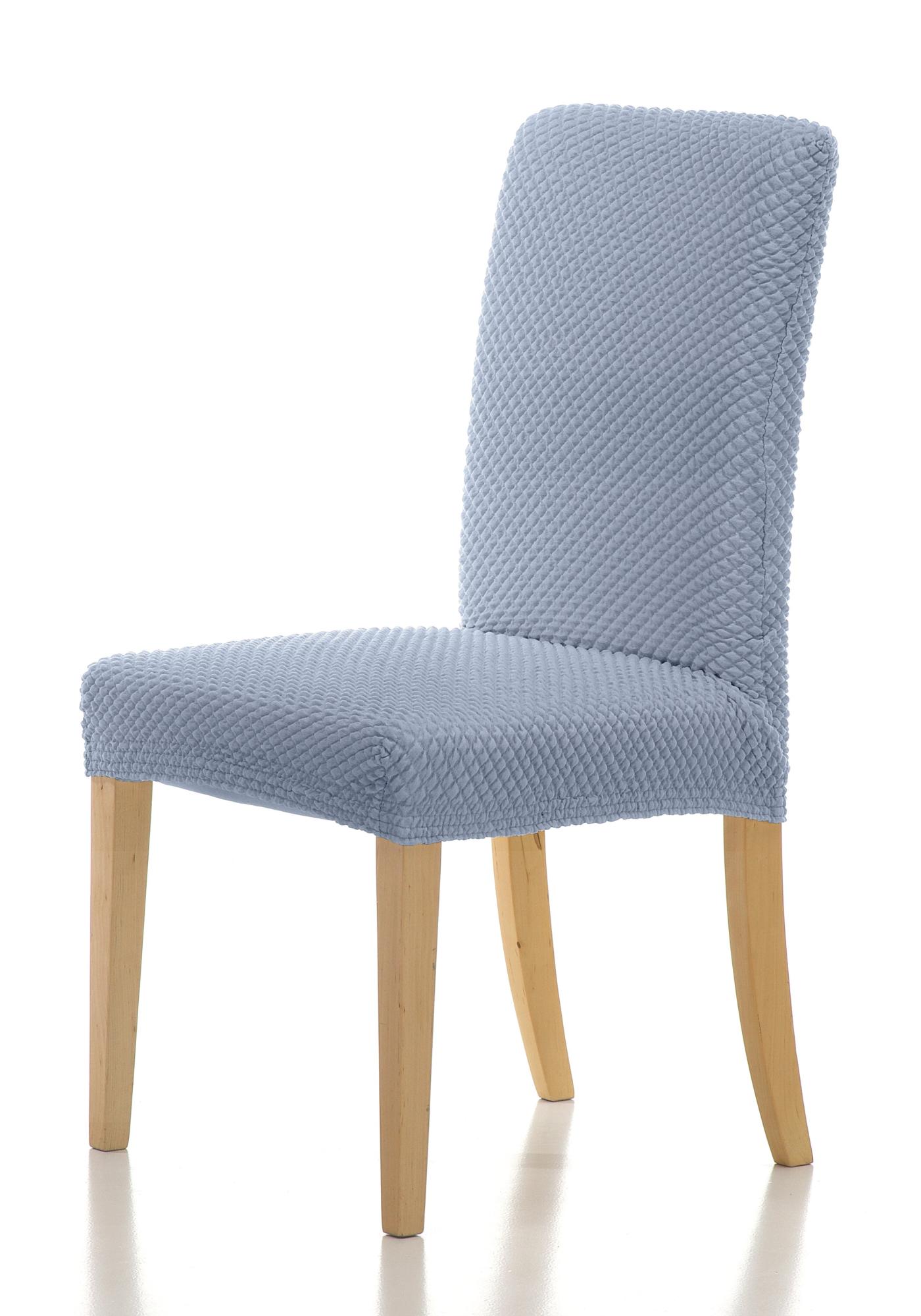 Funda elástica silla erik azul pack 2 resp. 50 cm.