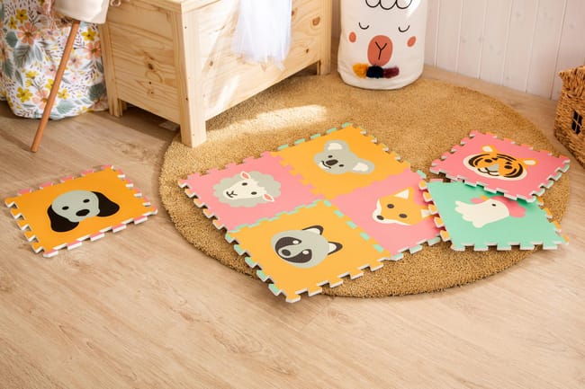 Alfombra de puzzle online bebe