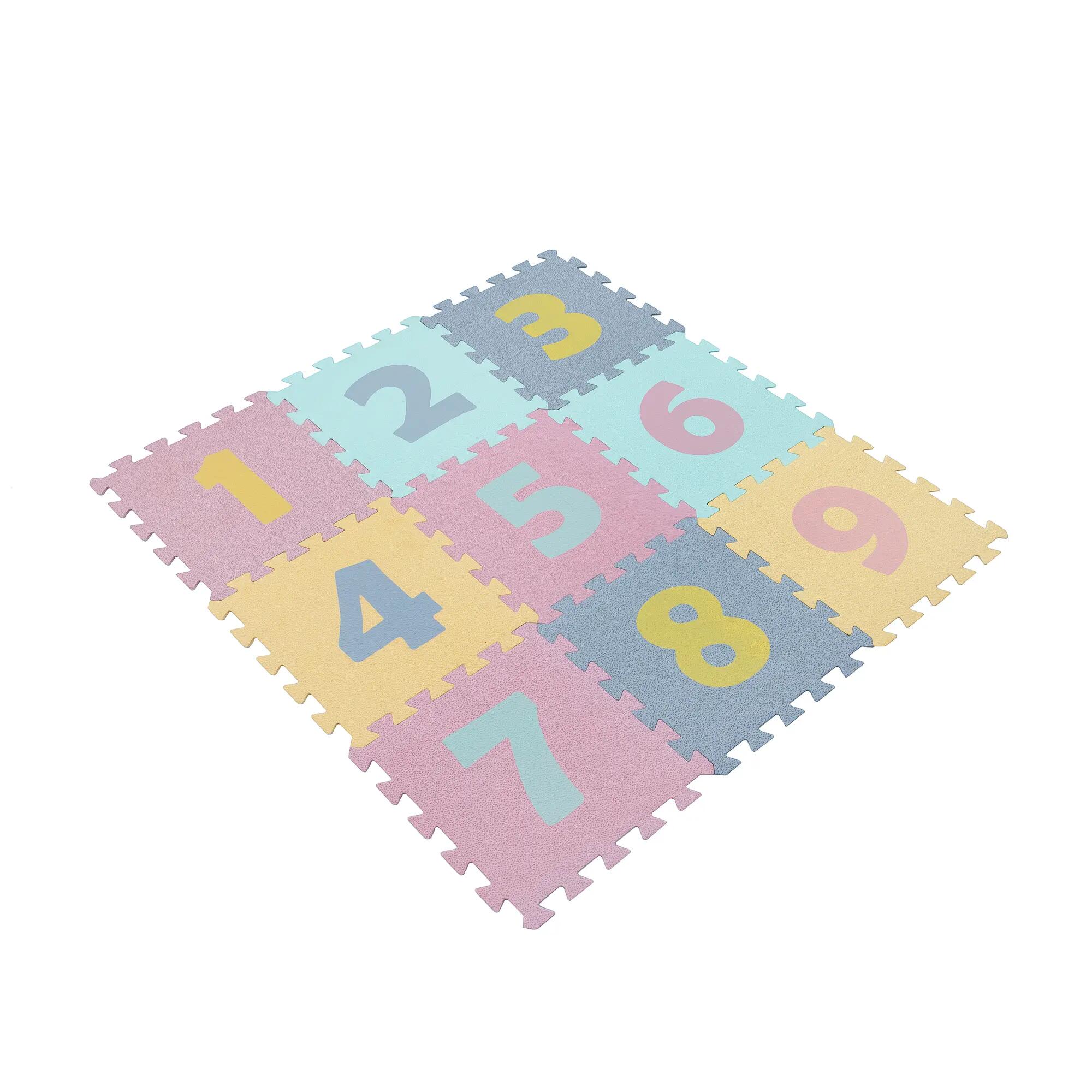 multicolor Goma Eva Puzzle Numeros 90 x 90cm | Leroy