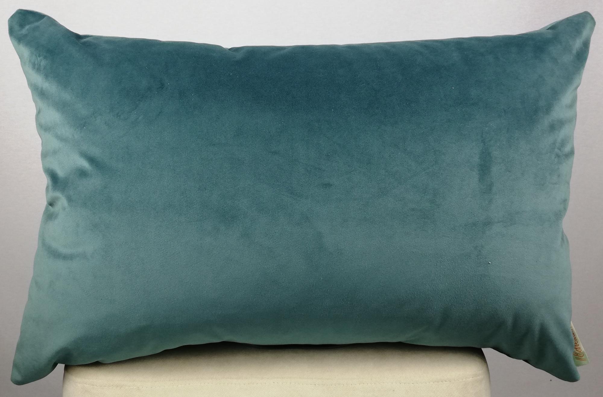 Cojín decorativo rivera poliéster menta 40x60cm