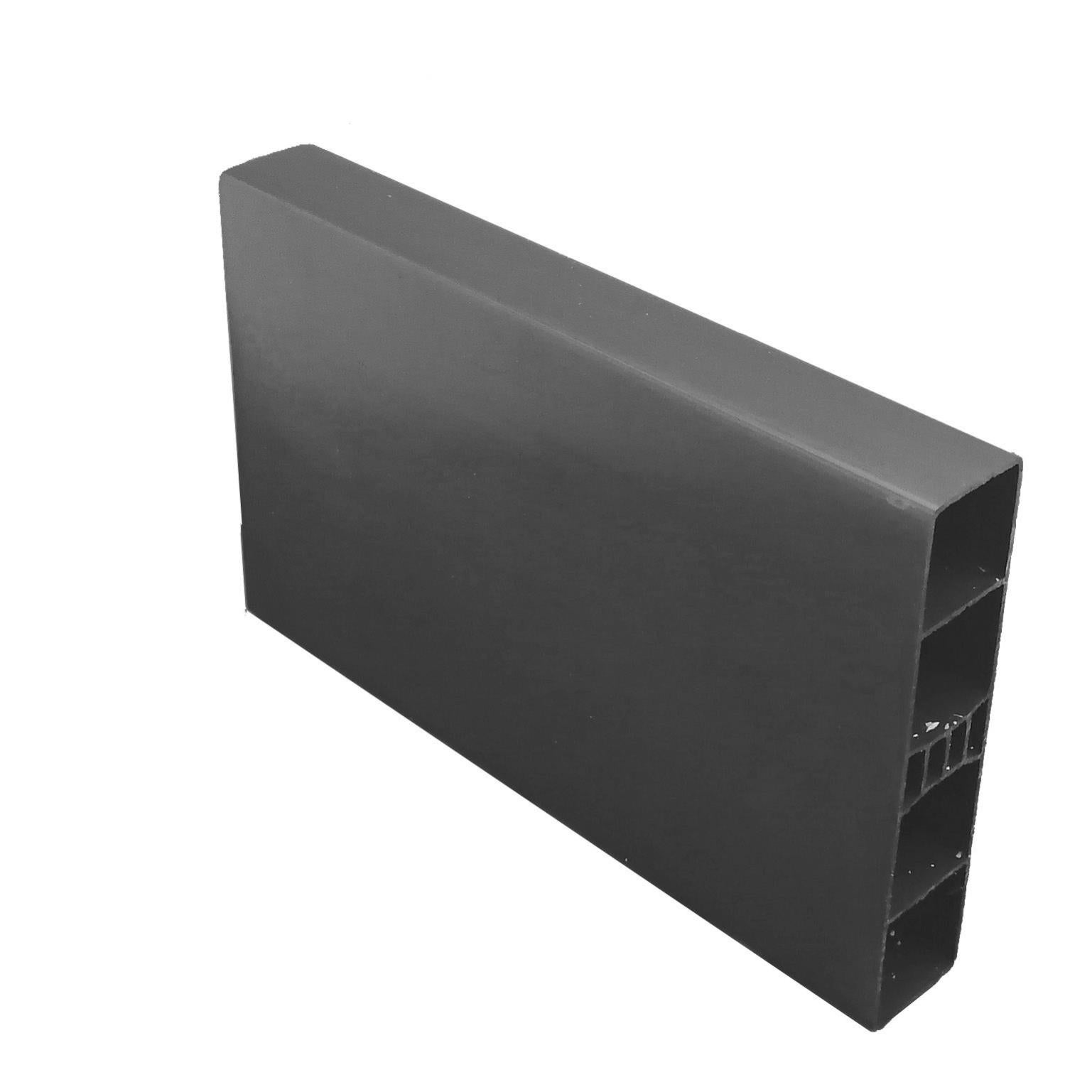 Lamas de pvc clea antracita 12x150 cm de la marca Sin marca