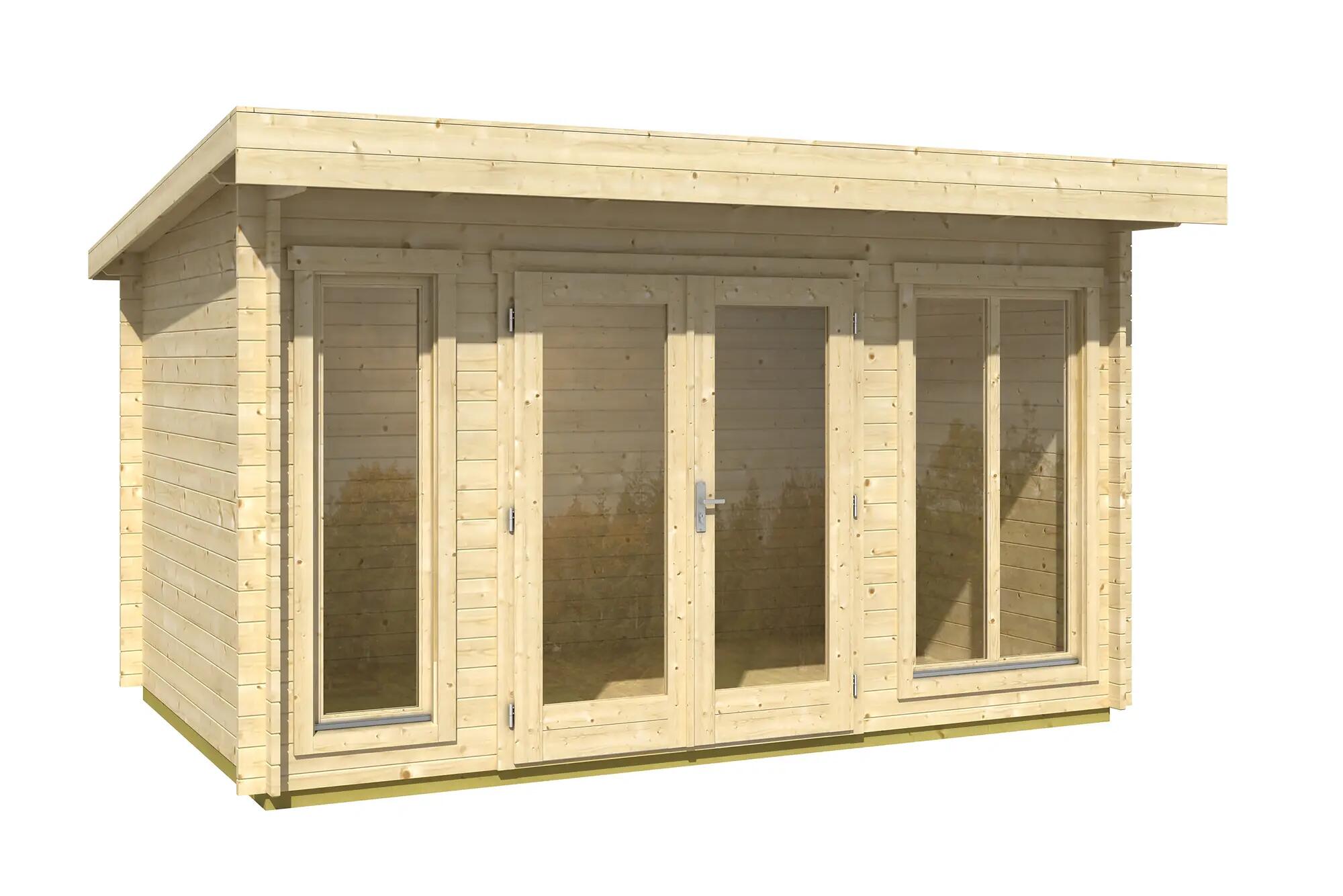 Caseta de madera dorset de 430x234x320 cm y 9.75 m2