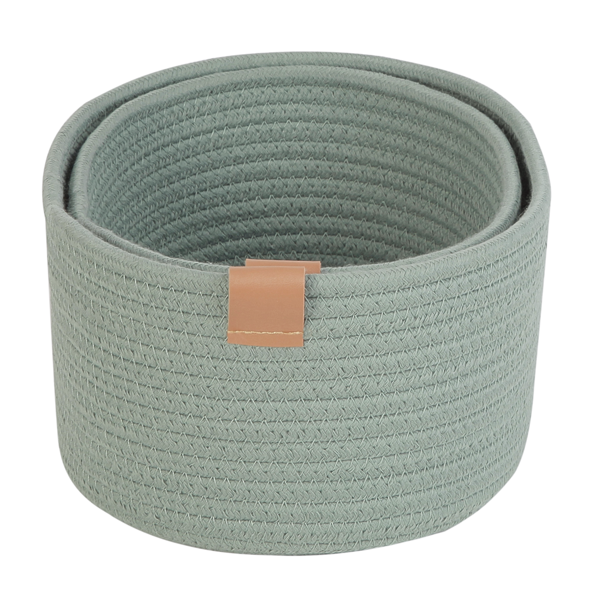 Cesta magda verde 20x11.5 cm de la marca SENSEA Cesta magda verde 20x11.5 cm de la marca SENSEA