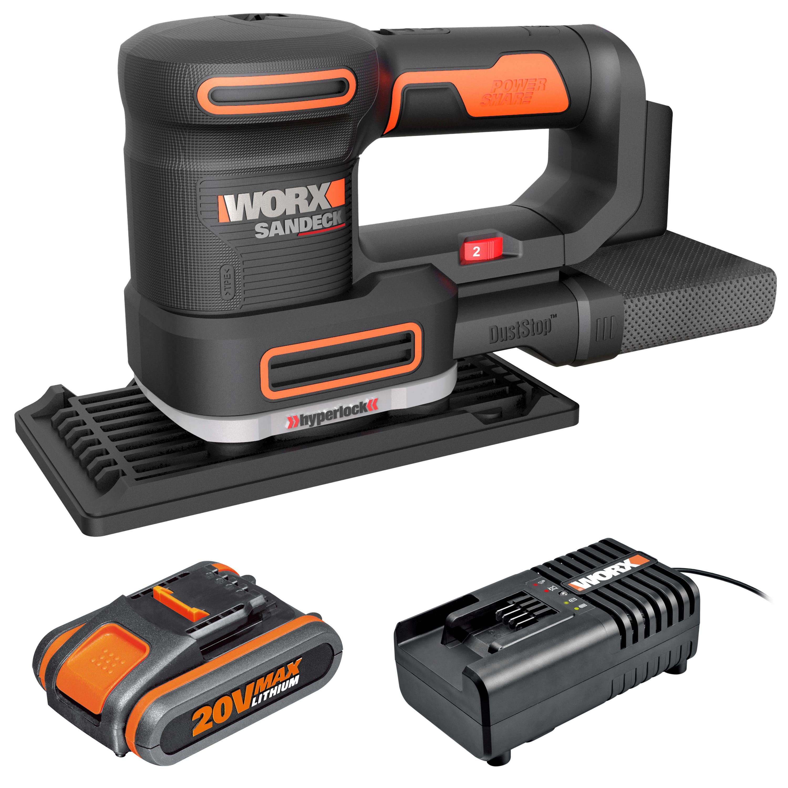Kit herramientas electricas WORX sierra de calar 20V + Cargador y batería