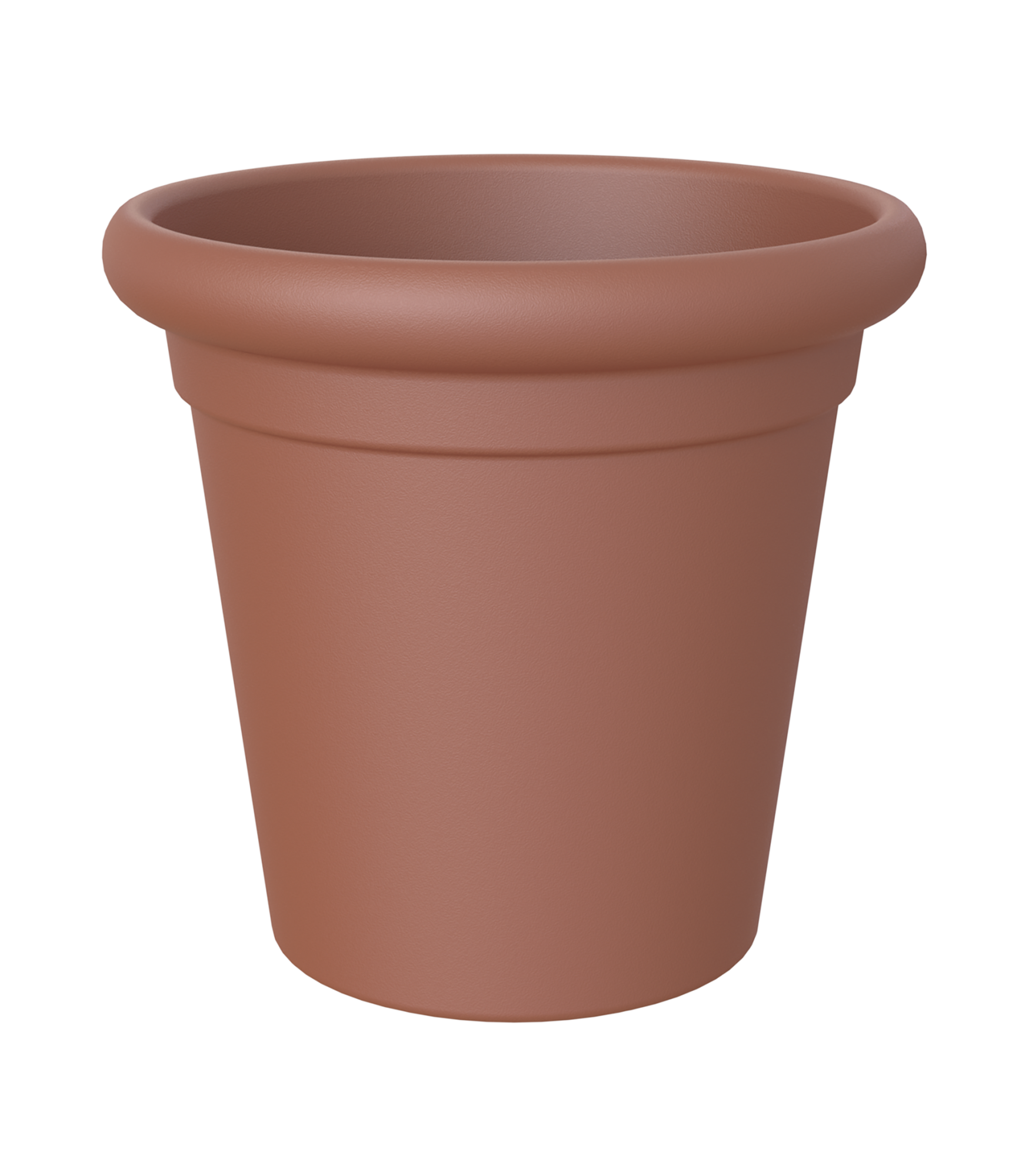 Maceta de polipropileno toscana marrón de ø 40 cm de la marca ARTEVASI Maceta de polipropileno toscana marrón de ø 40 cm de la marca ARTEVASI