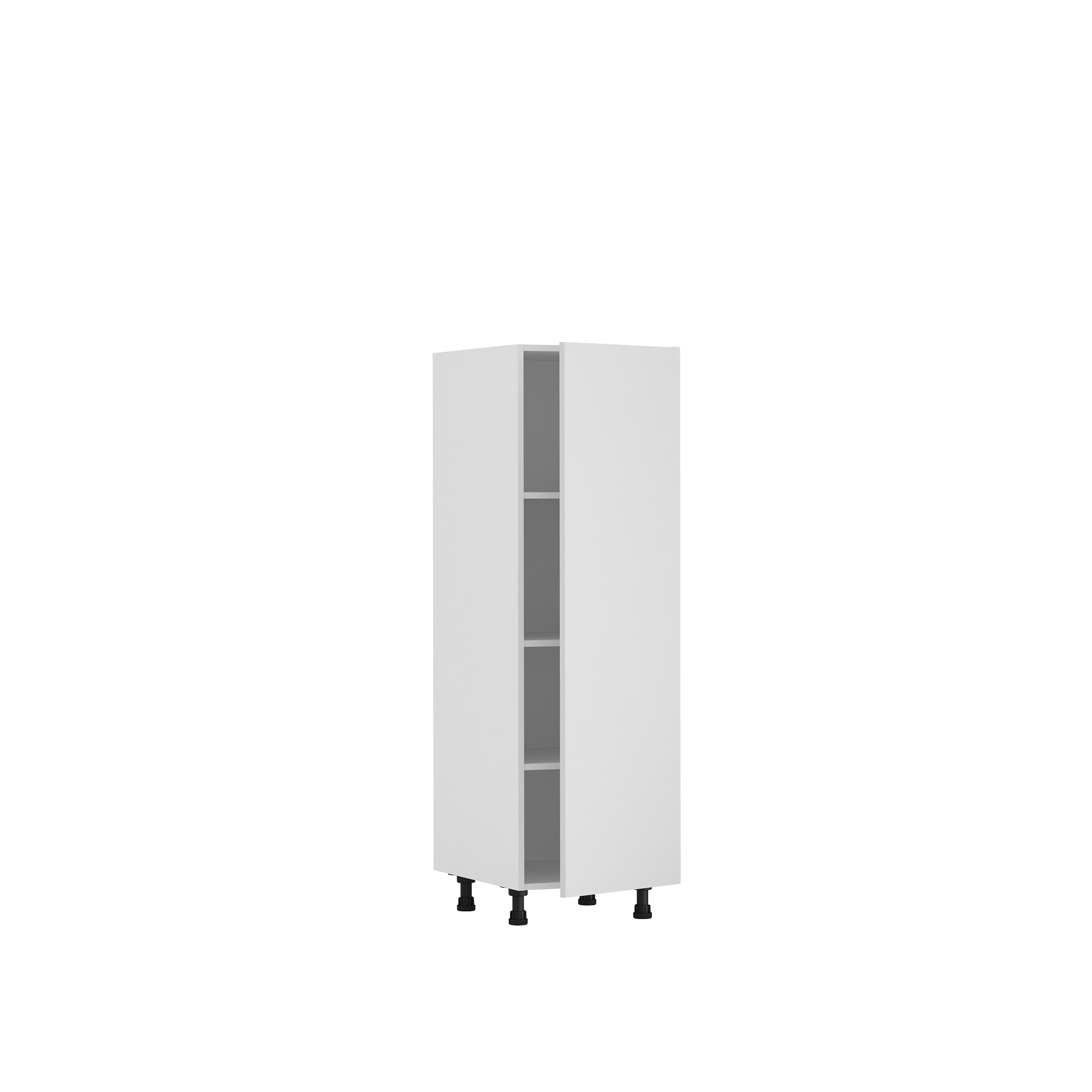 Semicolumna de cocina delinia id sofía blanco multiuso 137,6x45 cm 1 pta