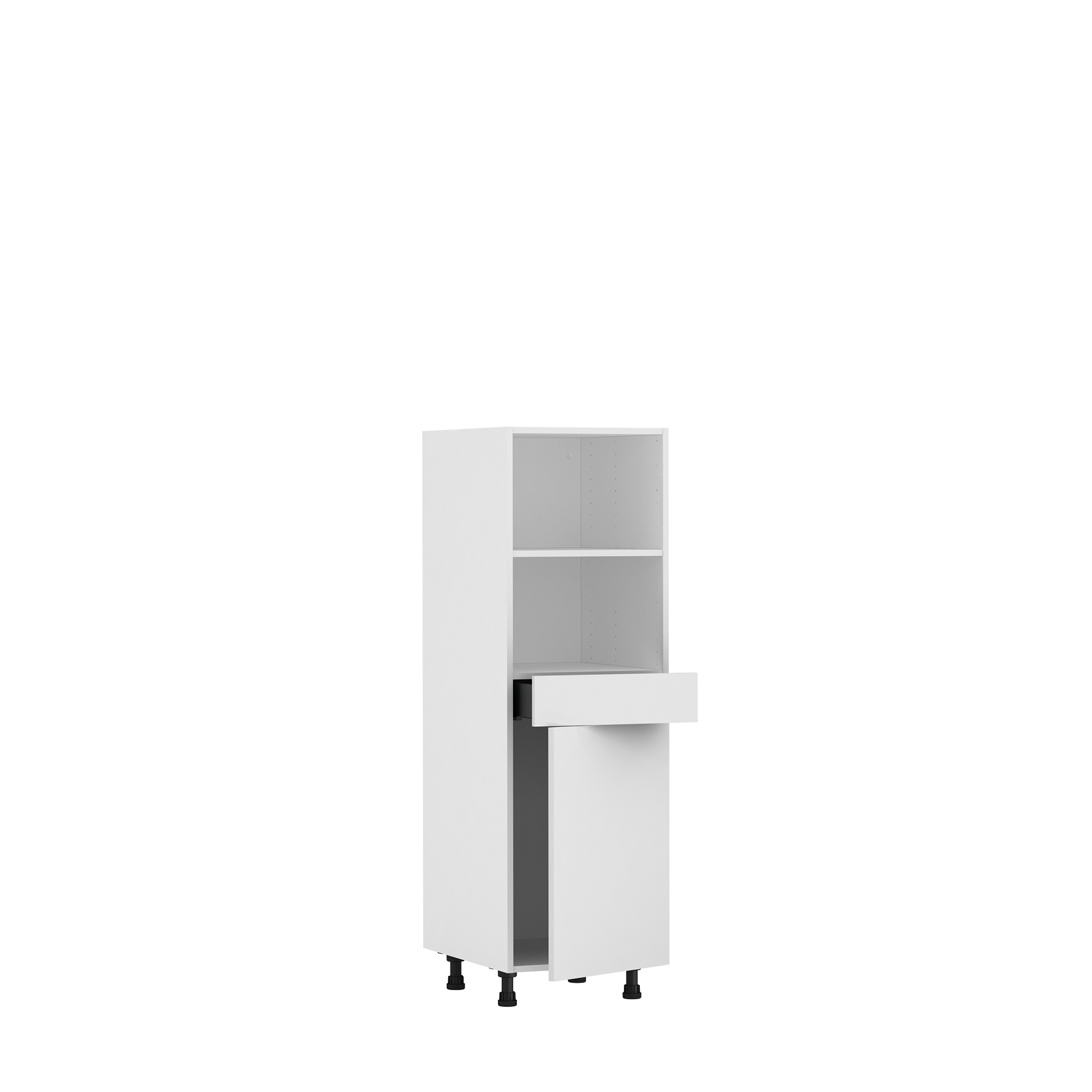 Semicolumna de cocina delinia id sofía blanco multiuso 137,6x60 cm 1 caj 1pta