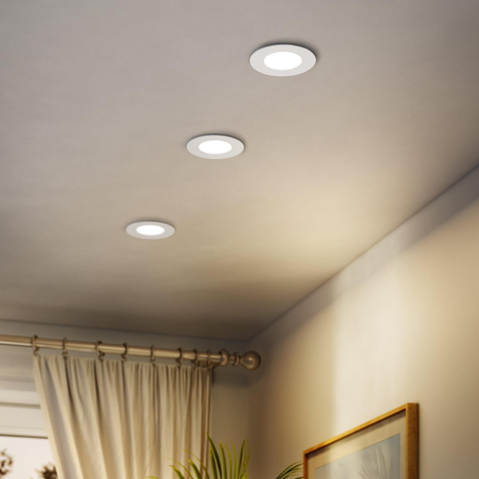 Pack 3 focos INSPIRE blanco | Leroy Merlin