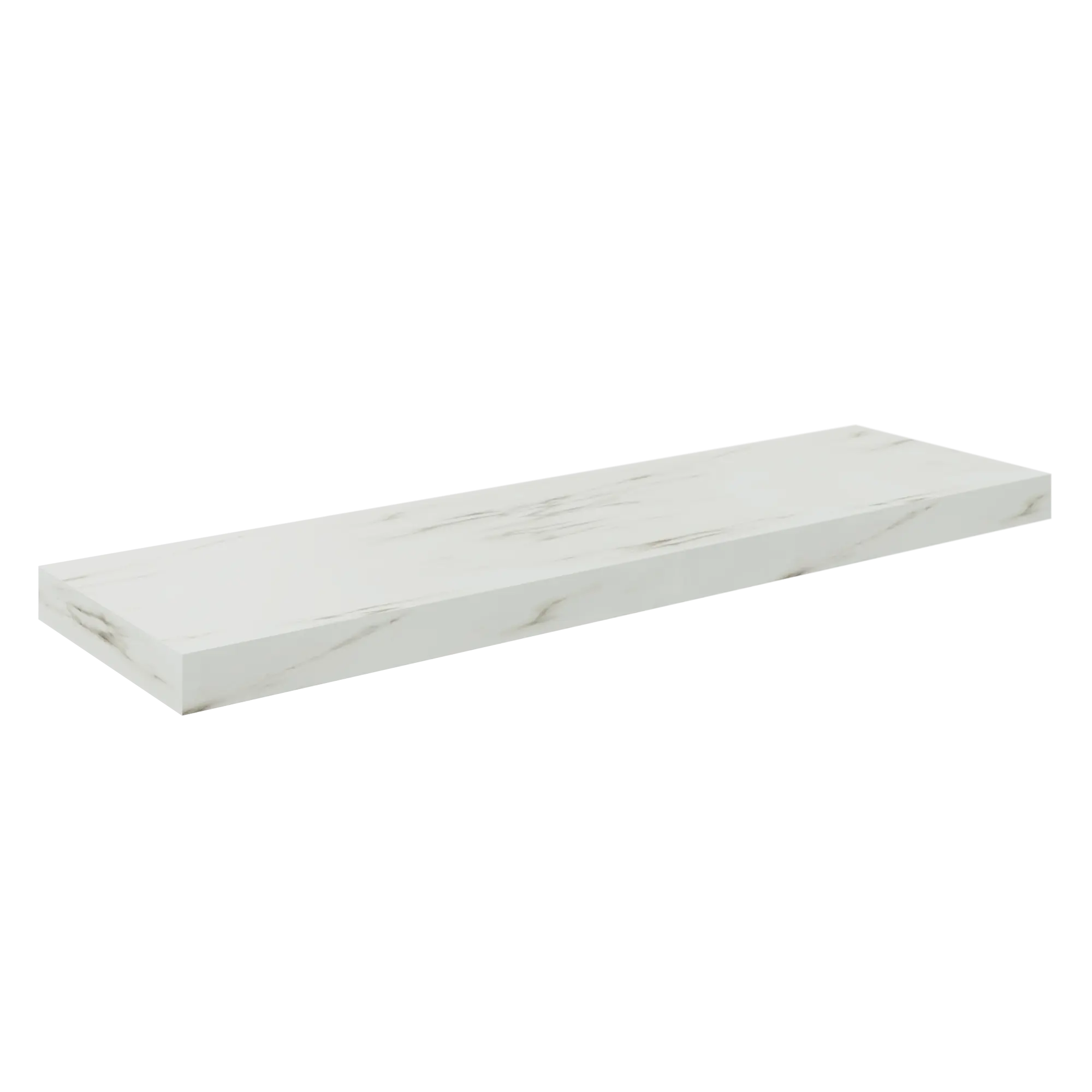 Estante spaceo rectangular en color blanco de 80x3.8x23.5cm