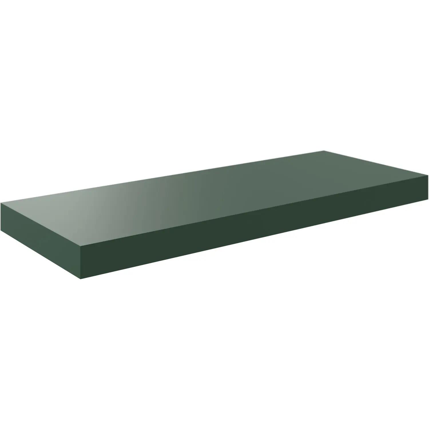 Estante spaceo rectangular en color verde de 60x3.8x23.5 cm