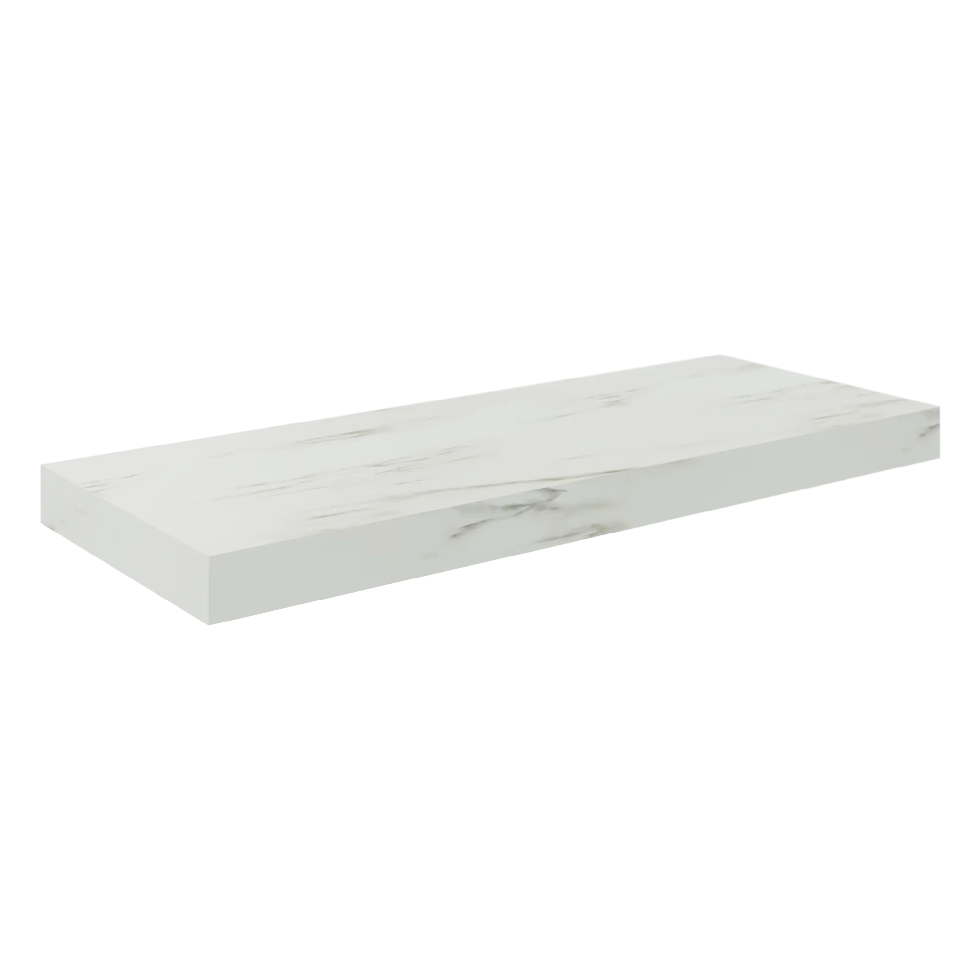 Estante spaceo rectangular en color blanco de 60x3.8x23.5