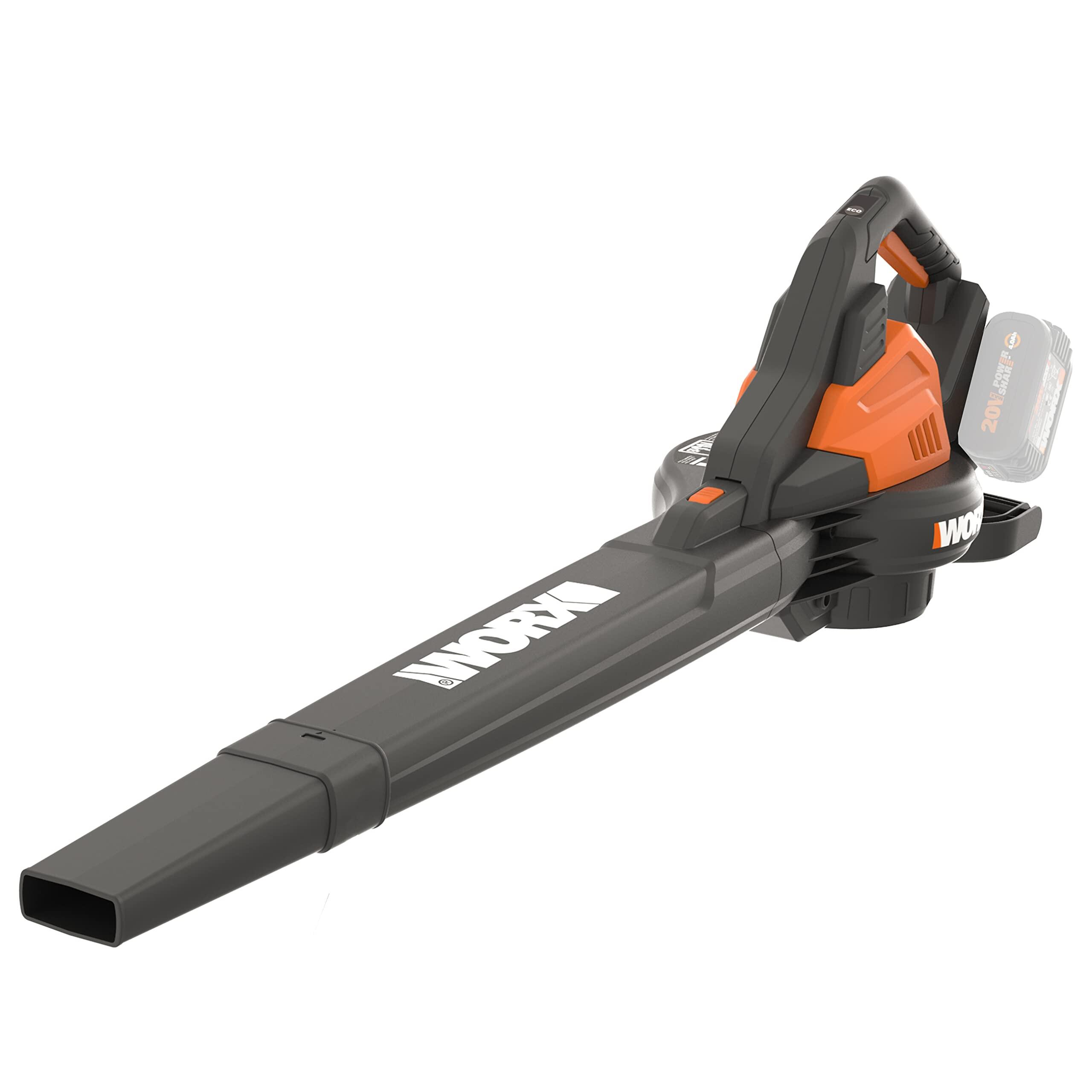 Aspirador soplador triturador de batería 40v (2x20v) worx powershare sin batería de la marca Worx