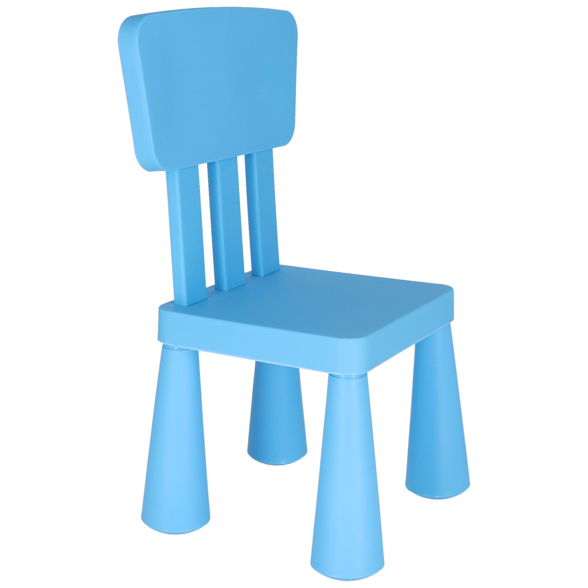Silla infantil square azul con respaldo de la marca Sin marca
