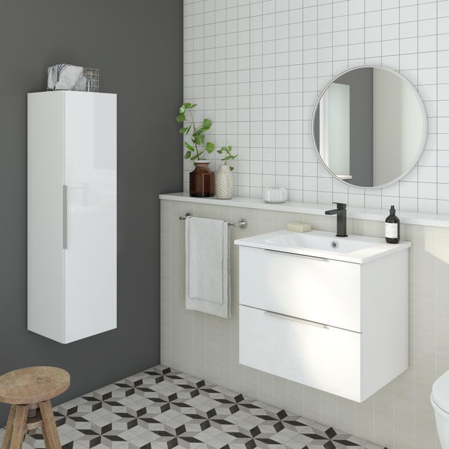 Mueble de baño Essential blanco 60 45 cm | Leroy Merlin