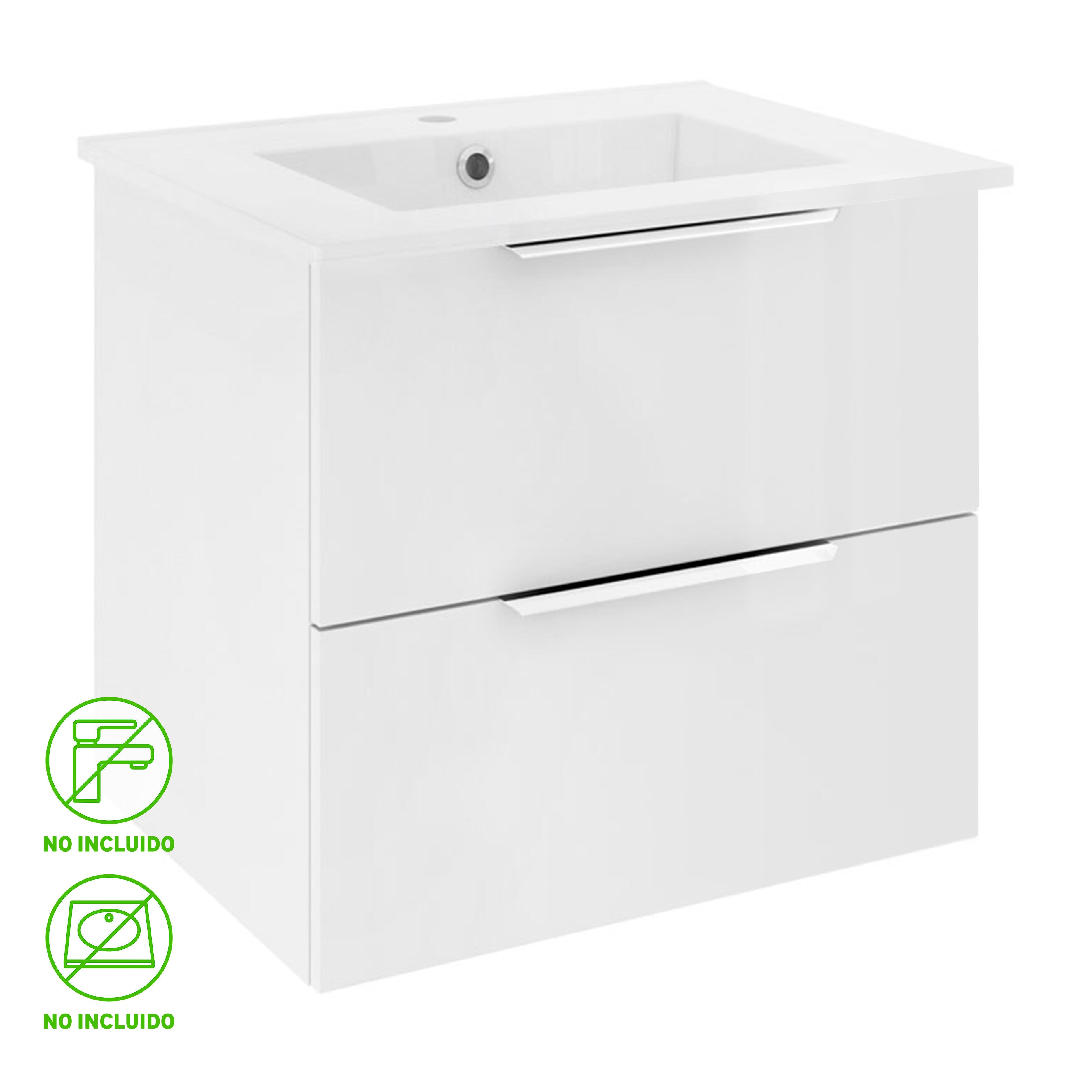 Mueble de baño essential blanco 60x45 cm