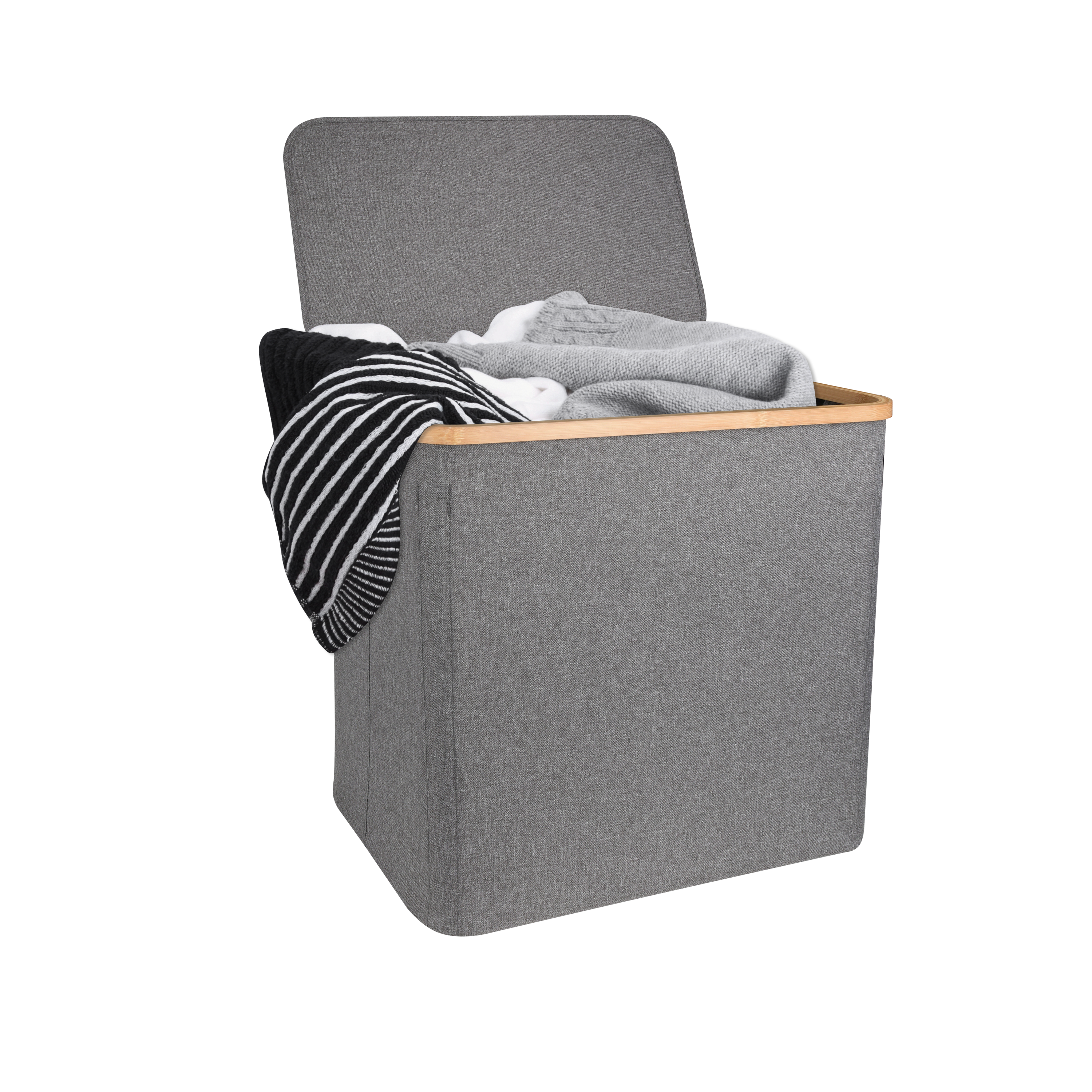 Cesto de ropa scandi gris / plata 60 l de la marca SENSEA