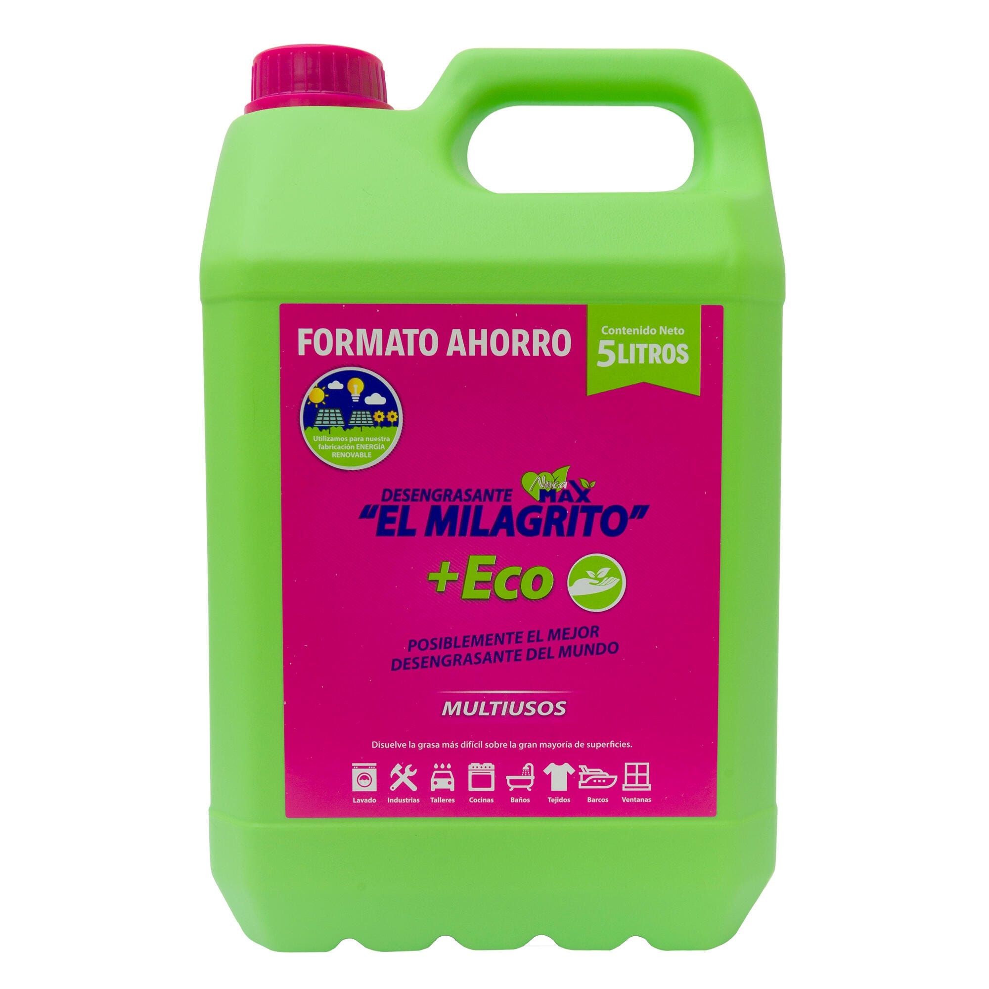 Limpiador desengrasante MILAGRITO +eco 5L