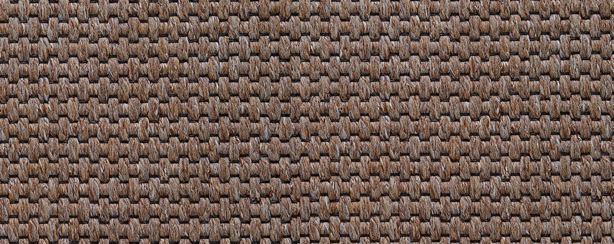 Moqueta tejido plano sabba color marrón 4 m de ancho
