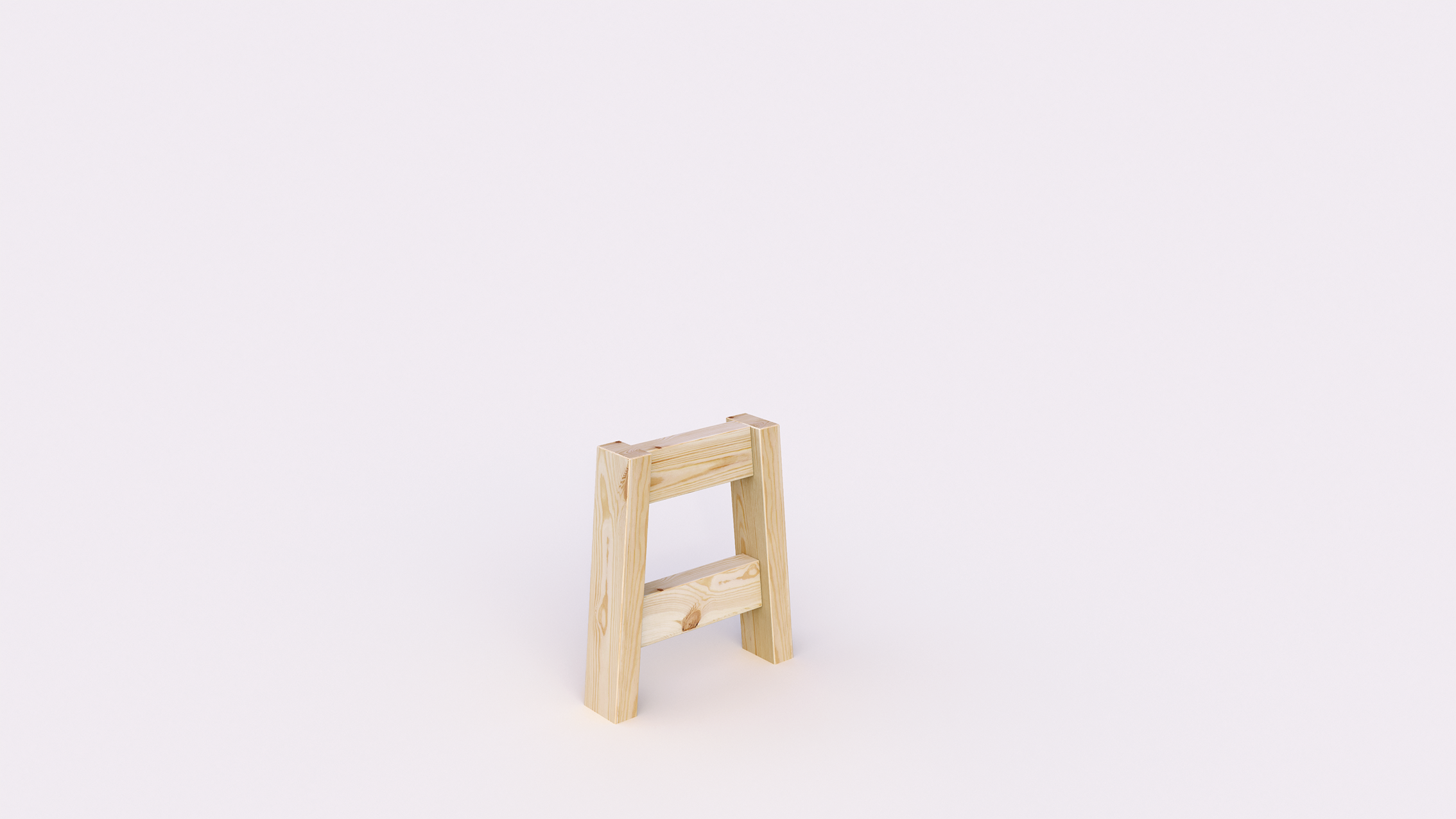 Pata fija inclinada de madera para mesa de centro 35 x 40 cm