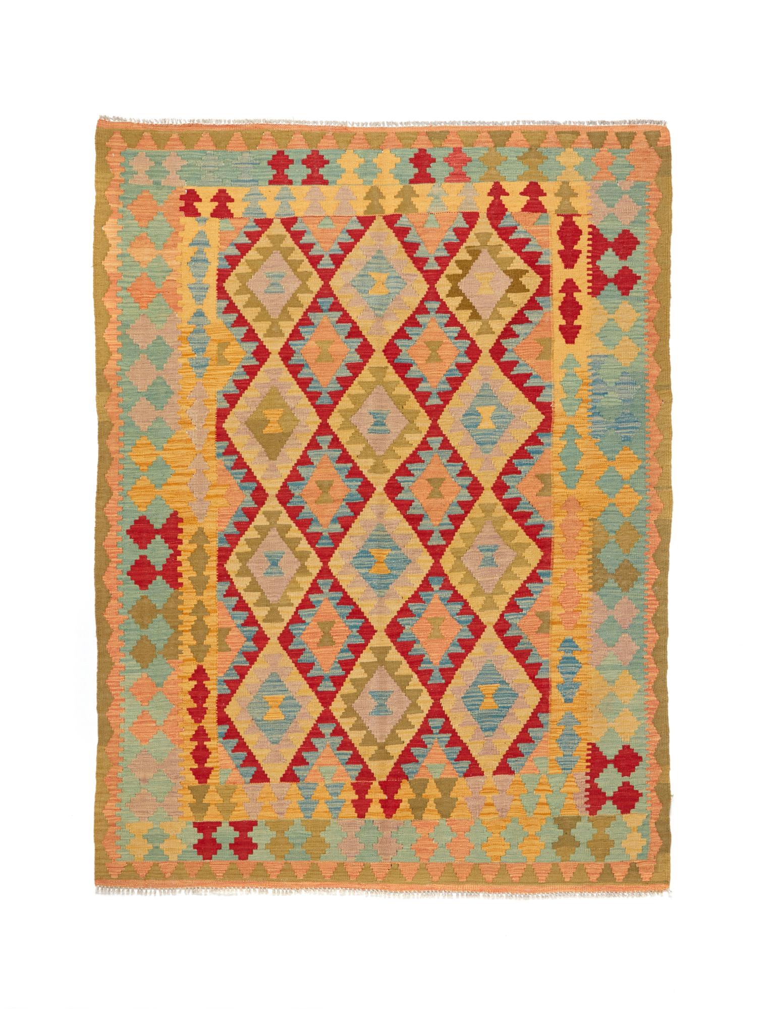 Alfombra lana kilim herat 3 multicolor 150x200cm de la marca Sin marca