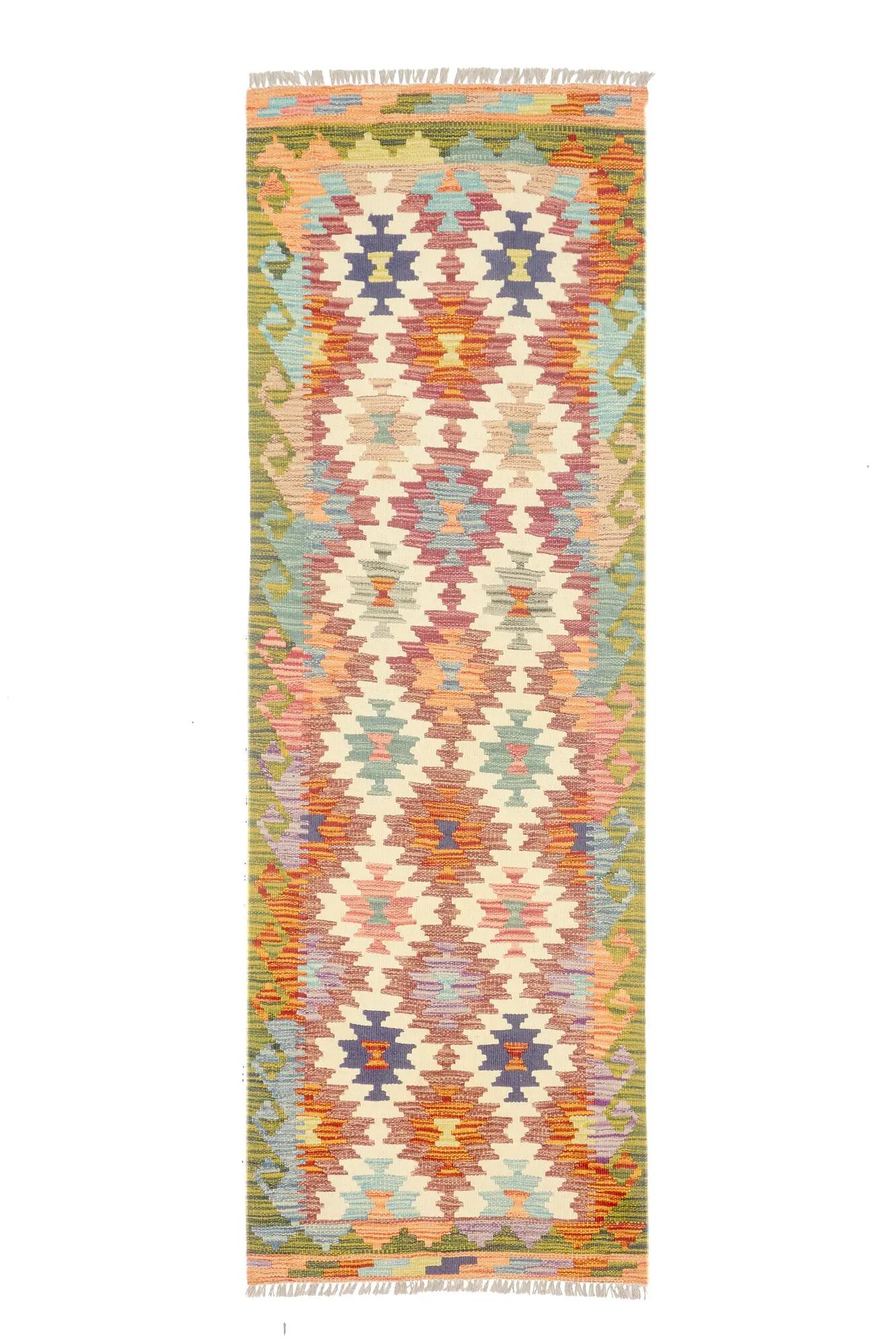 Alfombra pasillera lana kilim herat 4 multicolor 70x200cm