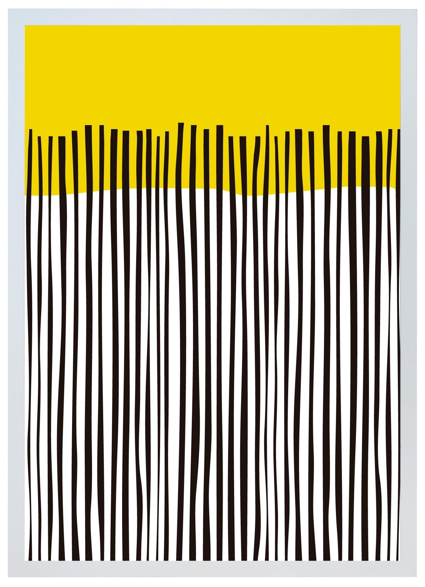 Cuadro pintado con marco mustard lines 70 cm x 50 cm de la marca Sin marca Cuadro pintado con marco mustard lines 70 cm x 50 cm de la marca Sin marca