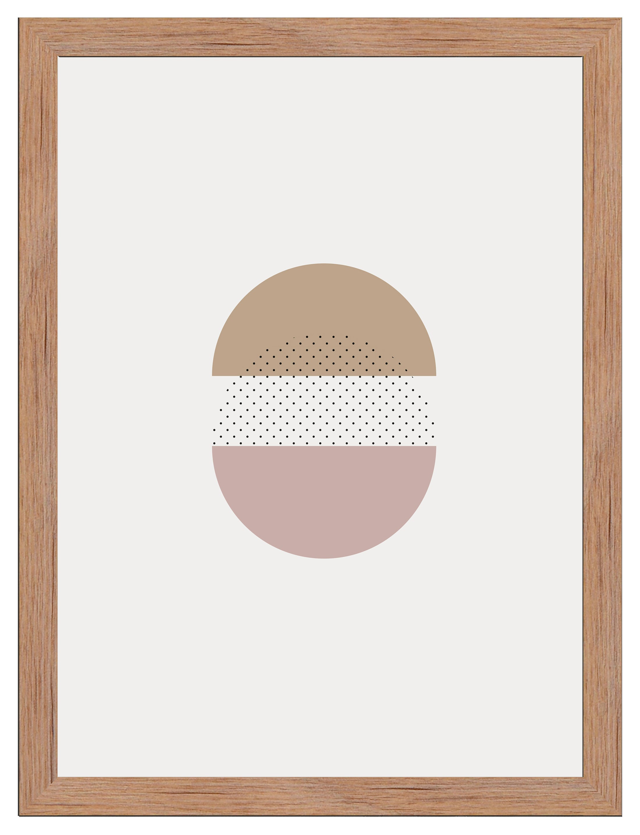 Cuadro pintado con marco shapes iii 30 cm x 40 cm