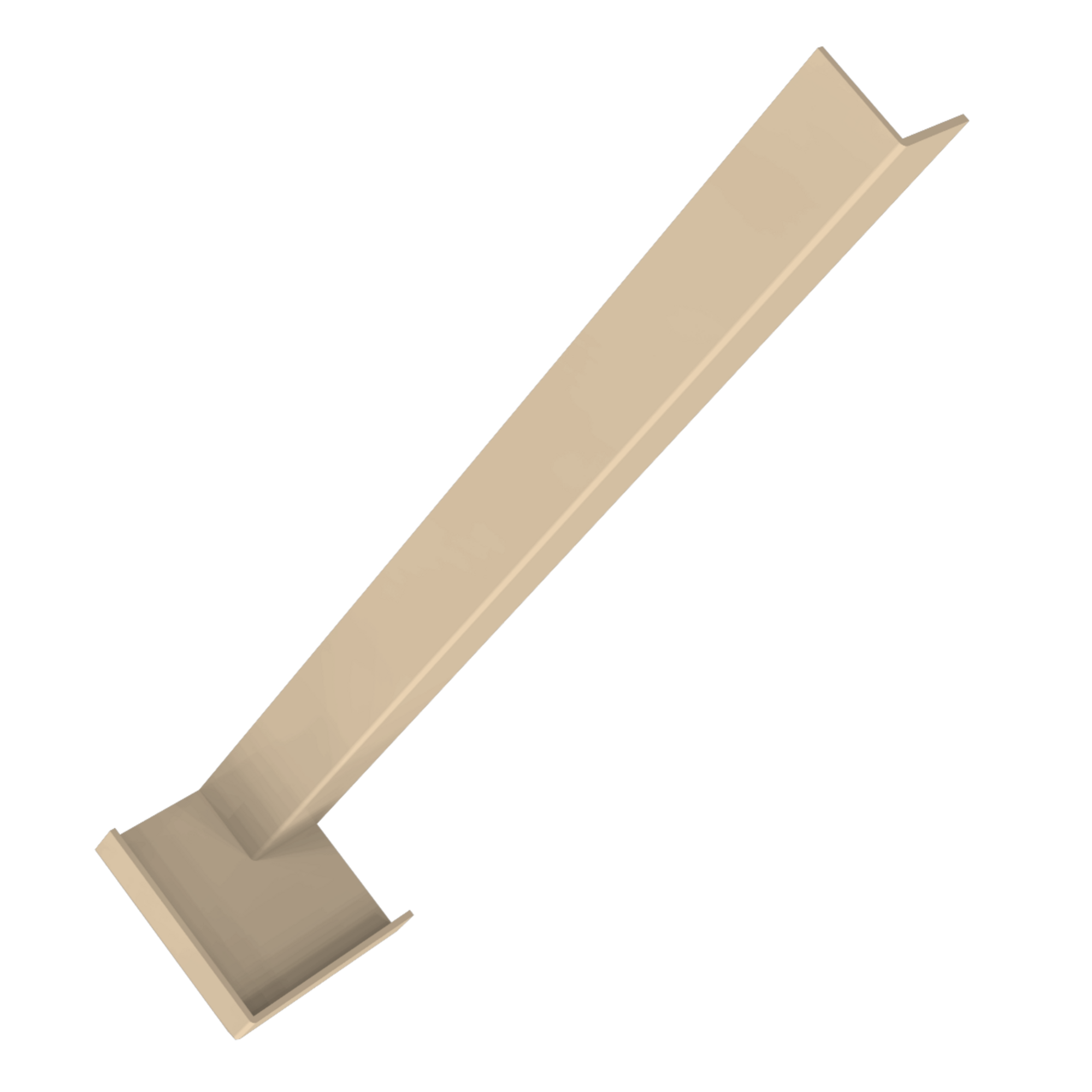 Esquinero interior frontal beige 30cm