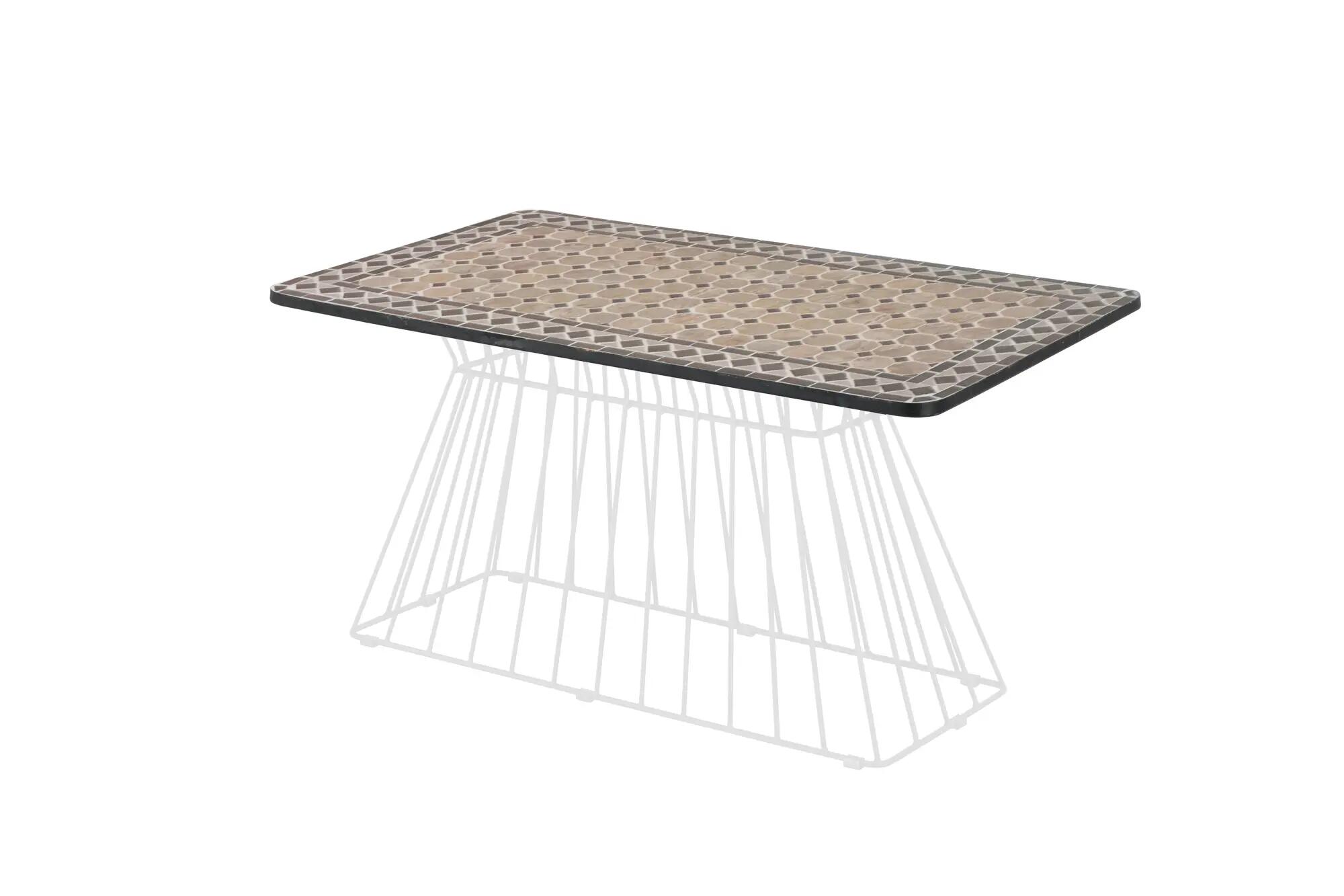Tablero para mesa de exterior alhambra carrara 60x120 cm