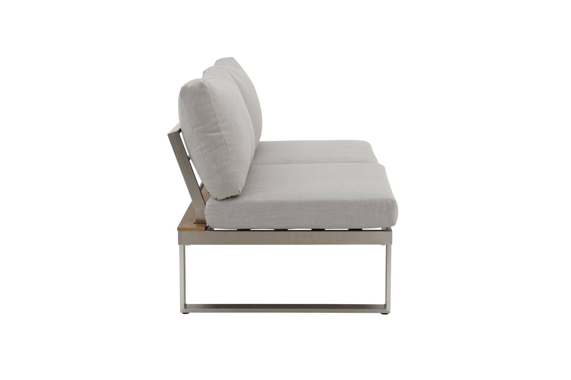 Sofá de jardín de aluminio Menorca derecho Leroy Merlin