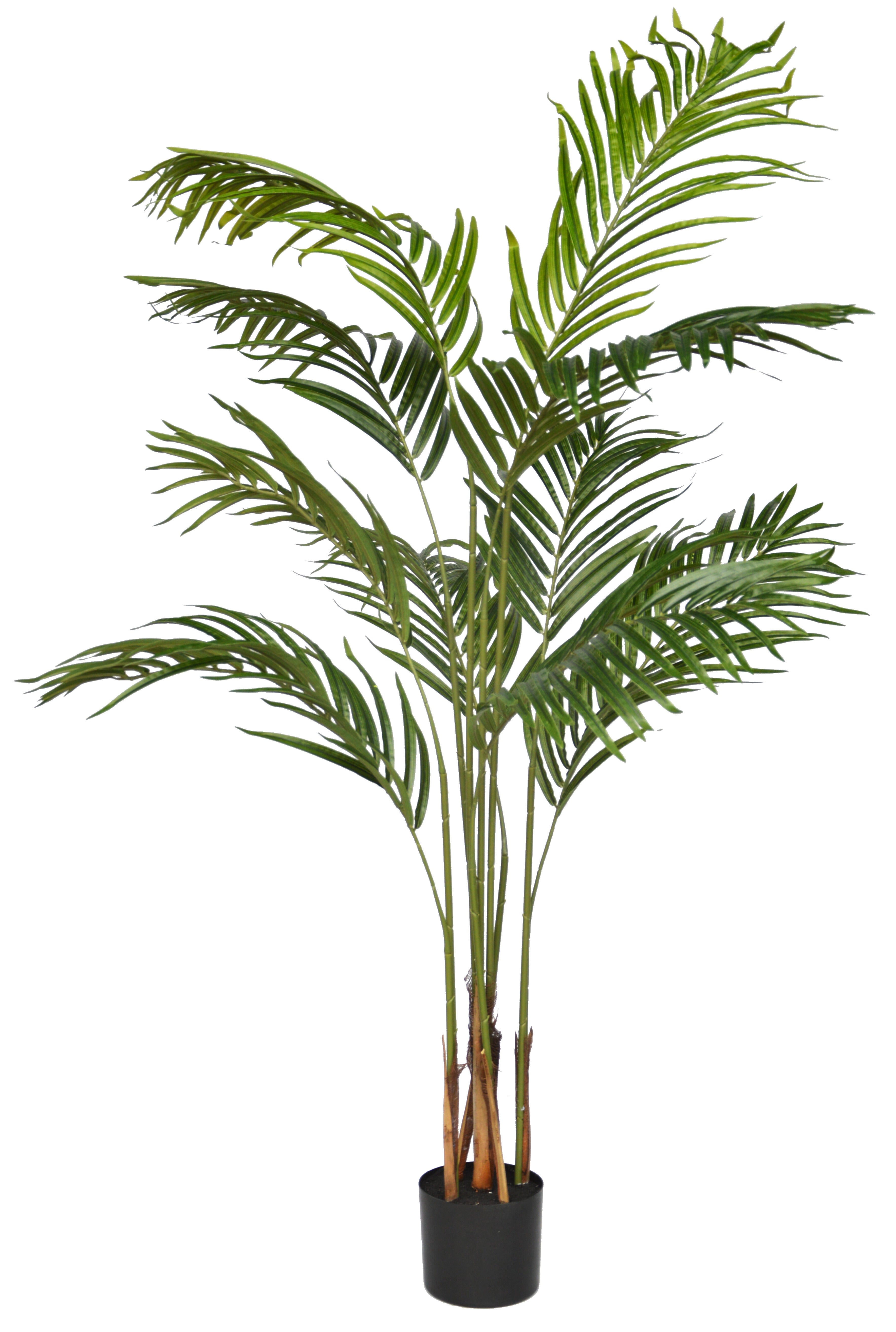 Árbol artificial Palmera Areca de 160 cm de altura en maceta de 16 cm