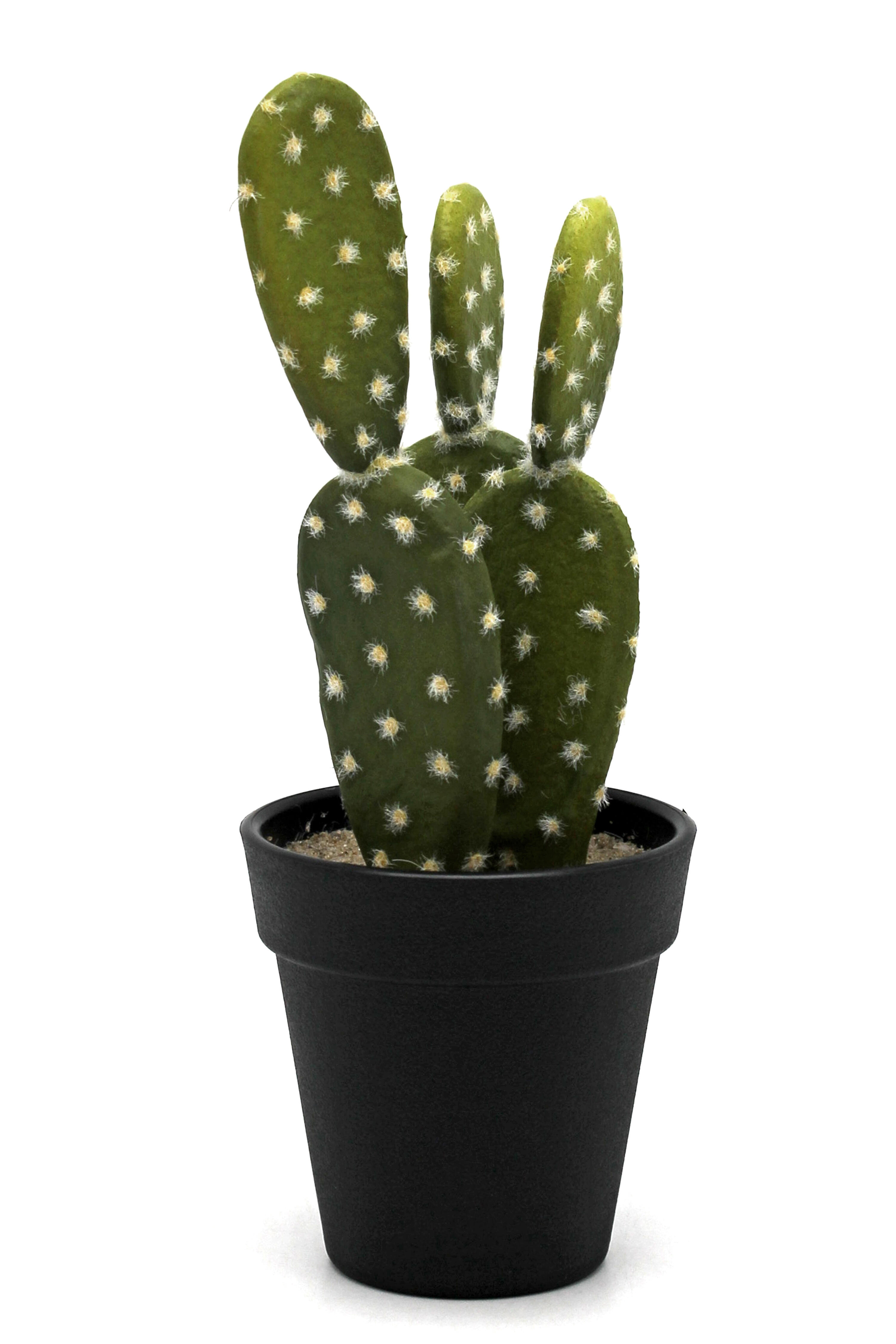 Planta artificial cactus de 20 cm de altura en maceta de 7.5 cm