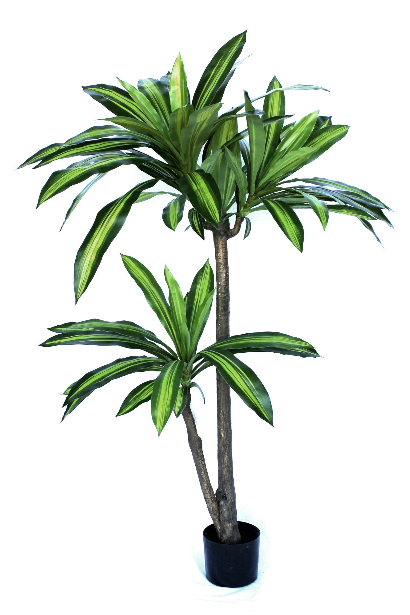 Planta artificial dracena de 130 cm en maceta de 14,5 cm