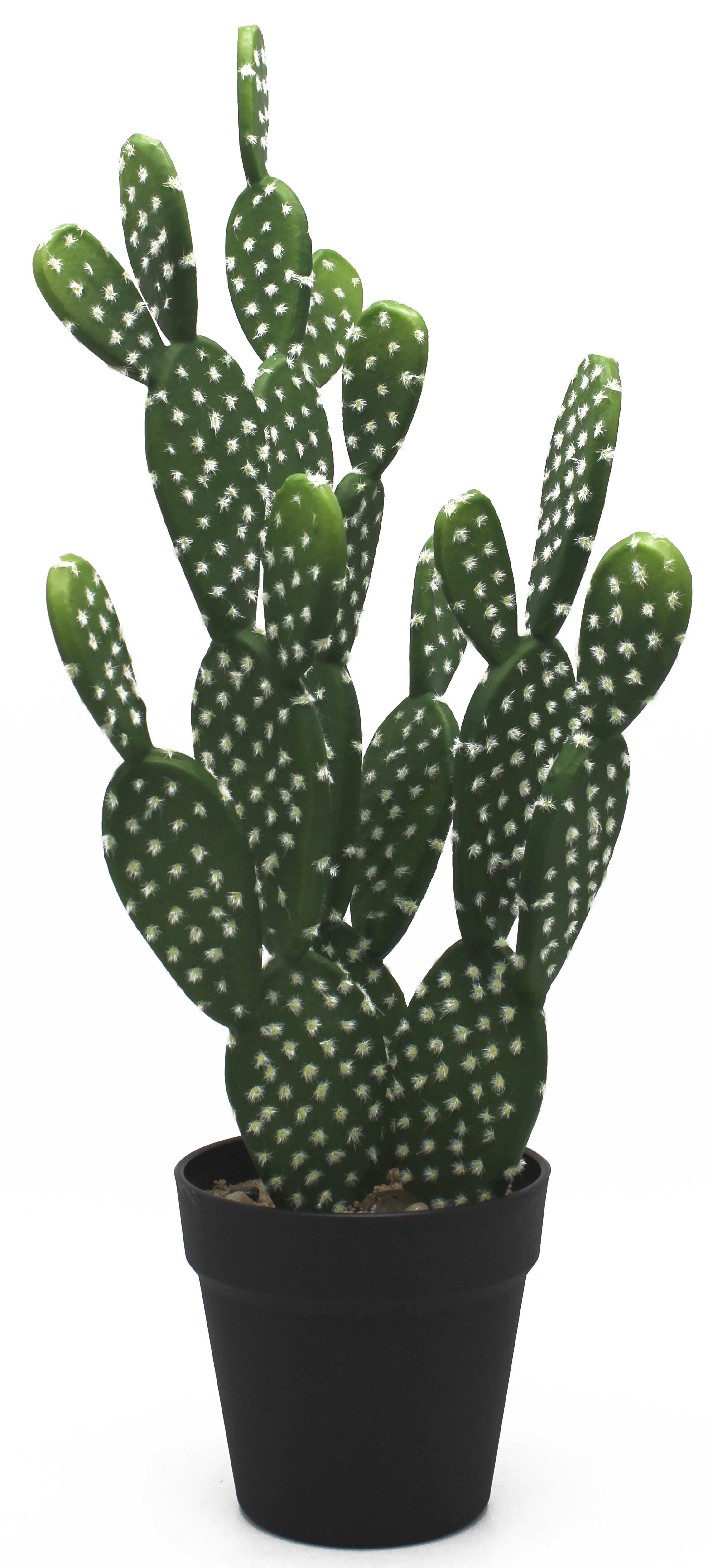Planta artificial cactus de 55 cm de altura en maceta de 14 cm