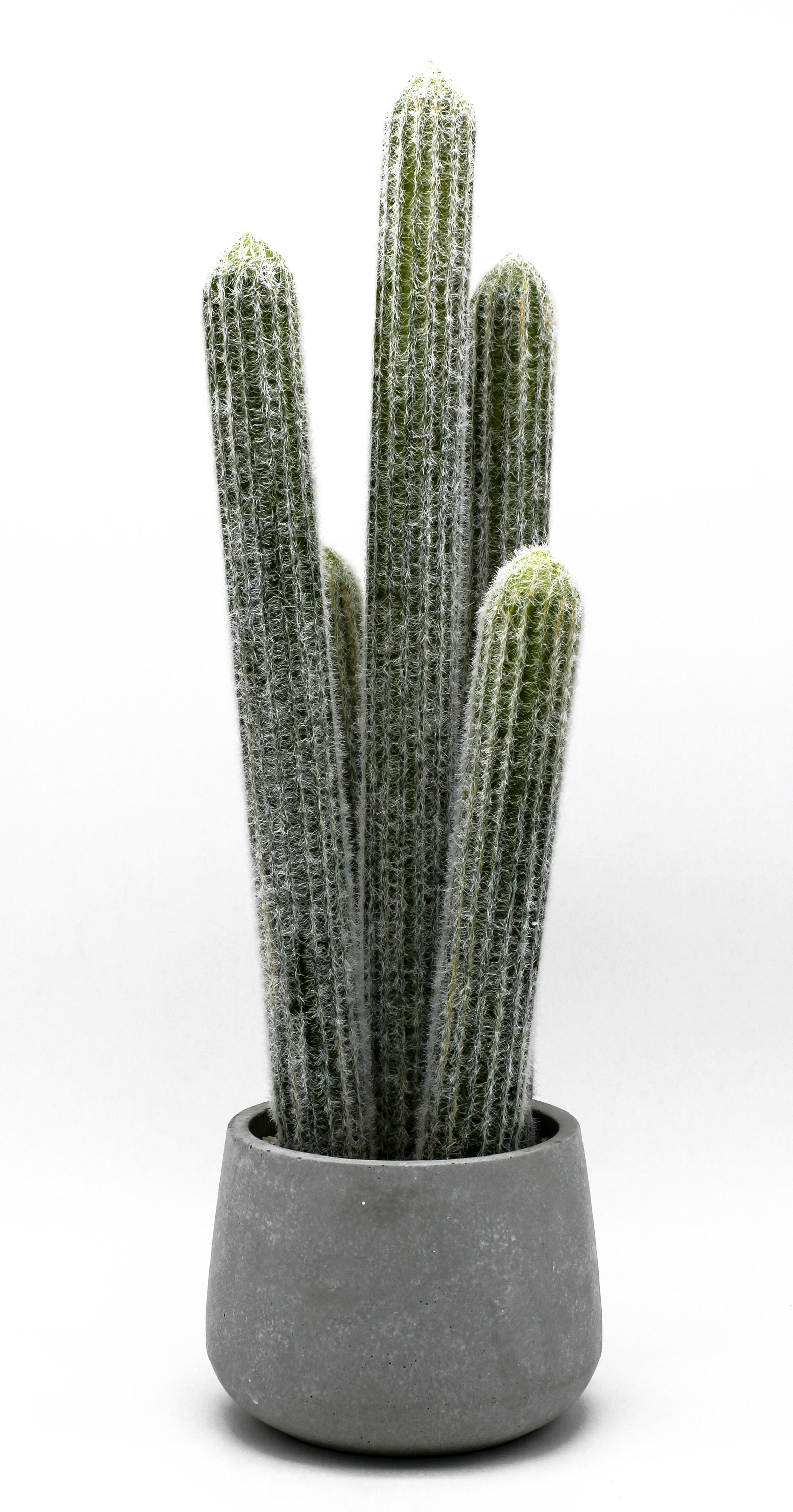 Planta artificial cactus de 56 cm de altura en maceta de 16.5 cm