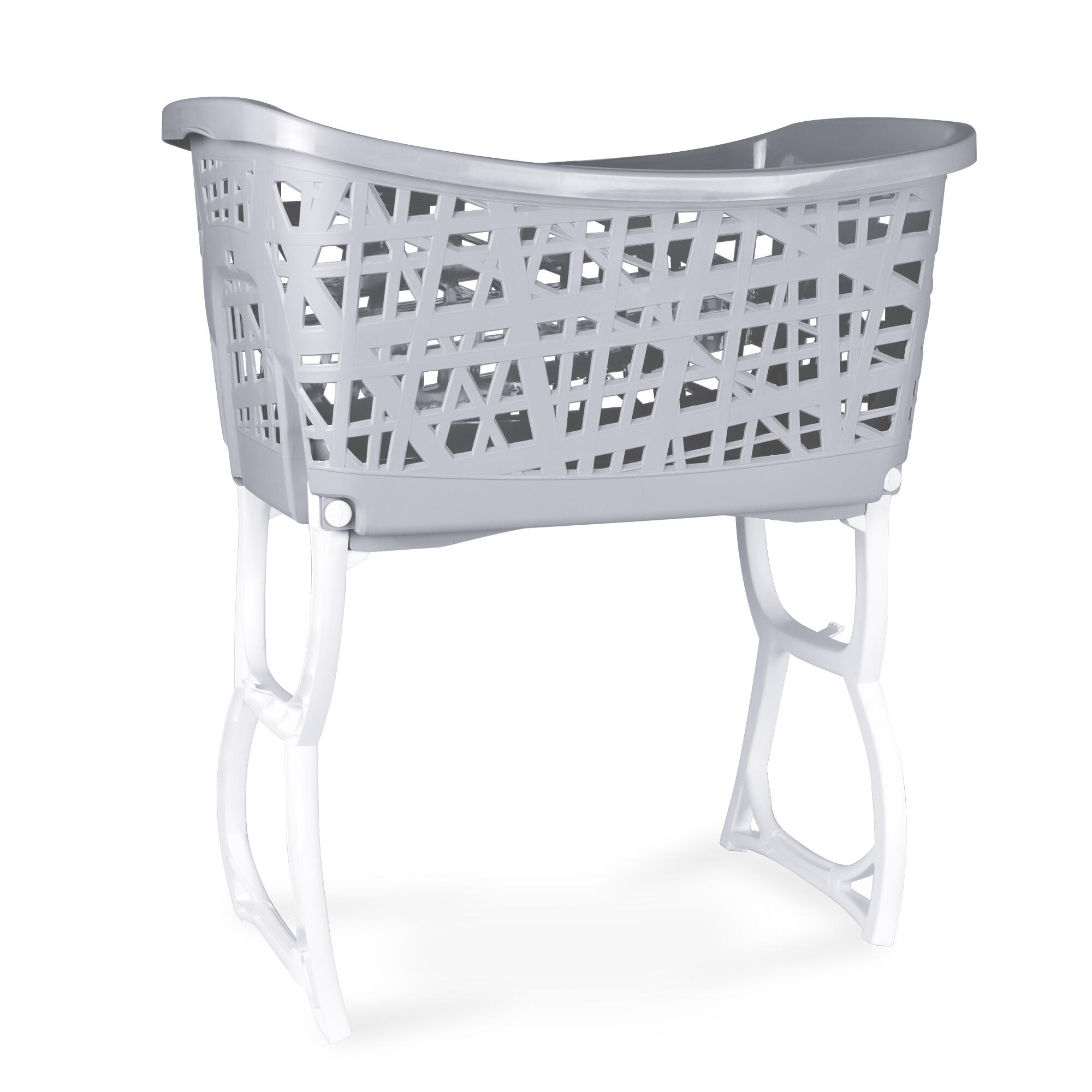 Cesto de ropa gris / plata 50 l de la marca DEBLANCH