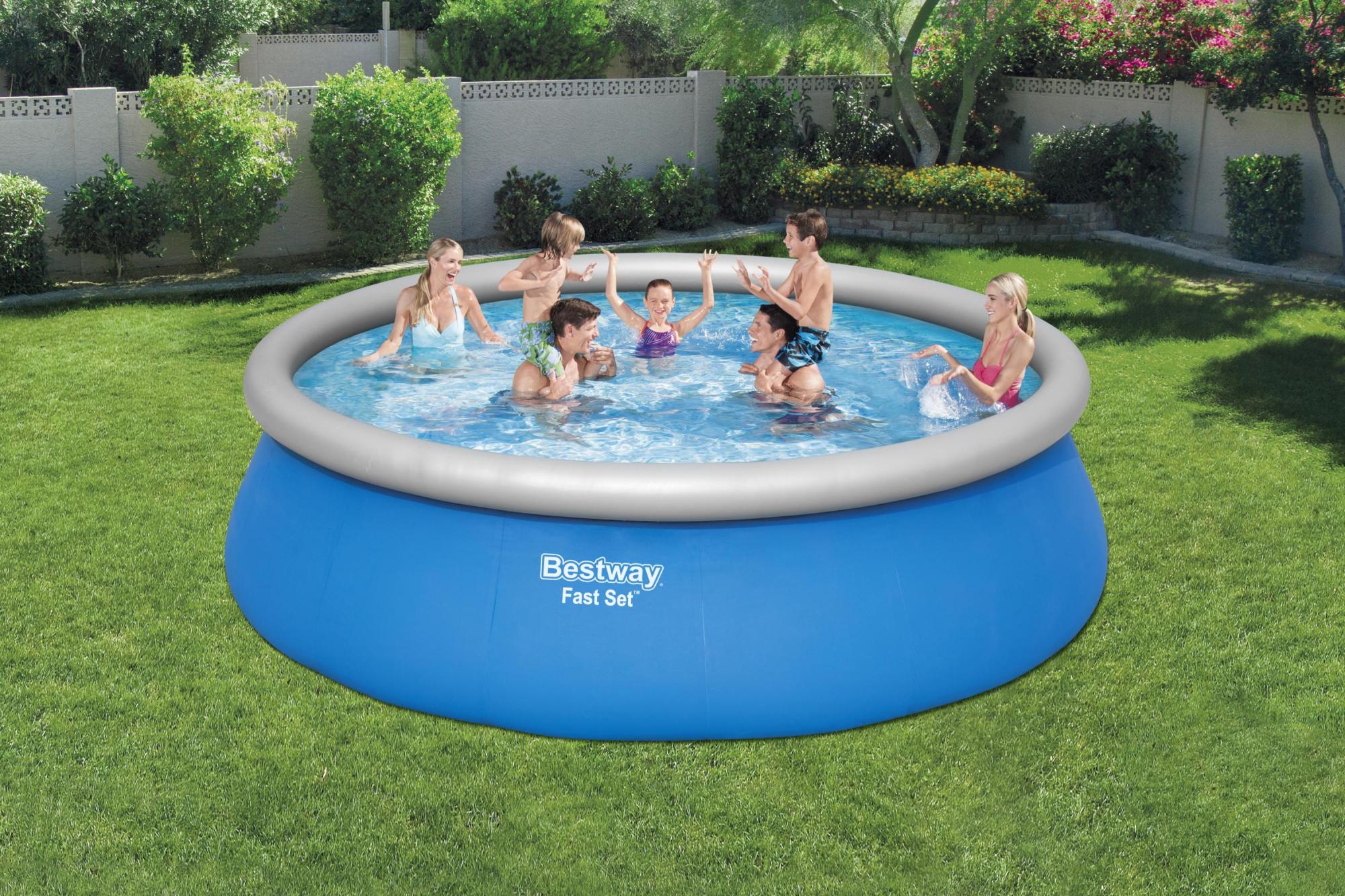 Piscina redonda de pvc bestway fast de 457x122 cm de la marca Bestway